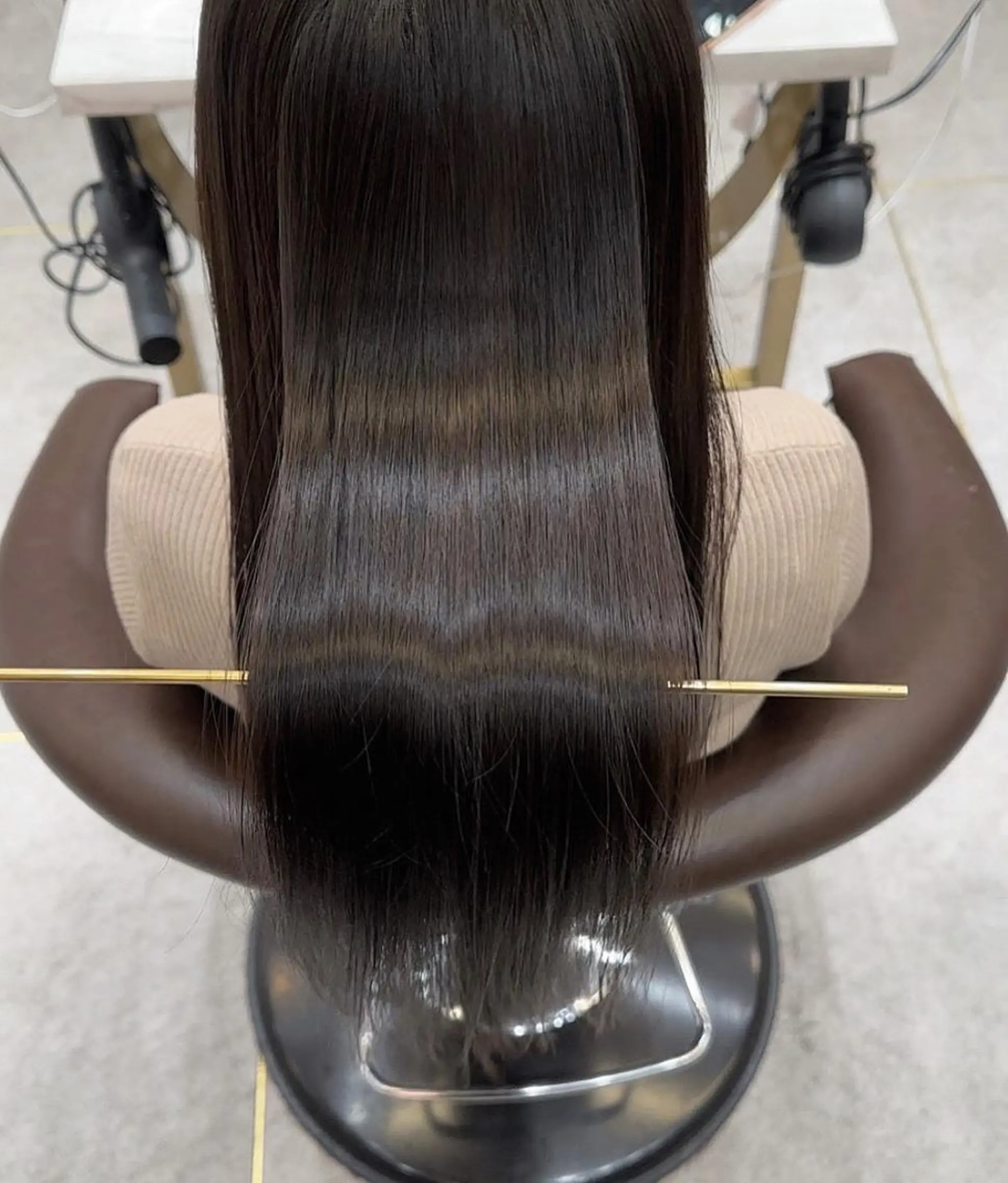 ロング 縮毛矯正 トリートメント ヘッドスパ 韓国ヘア/レイヤー Londエレンのヘアスタイル