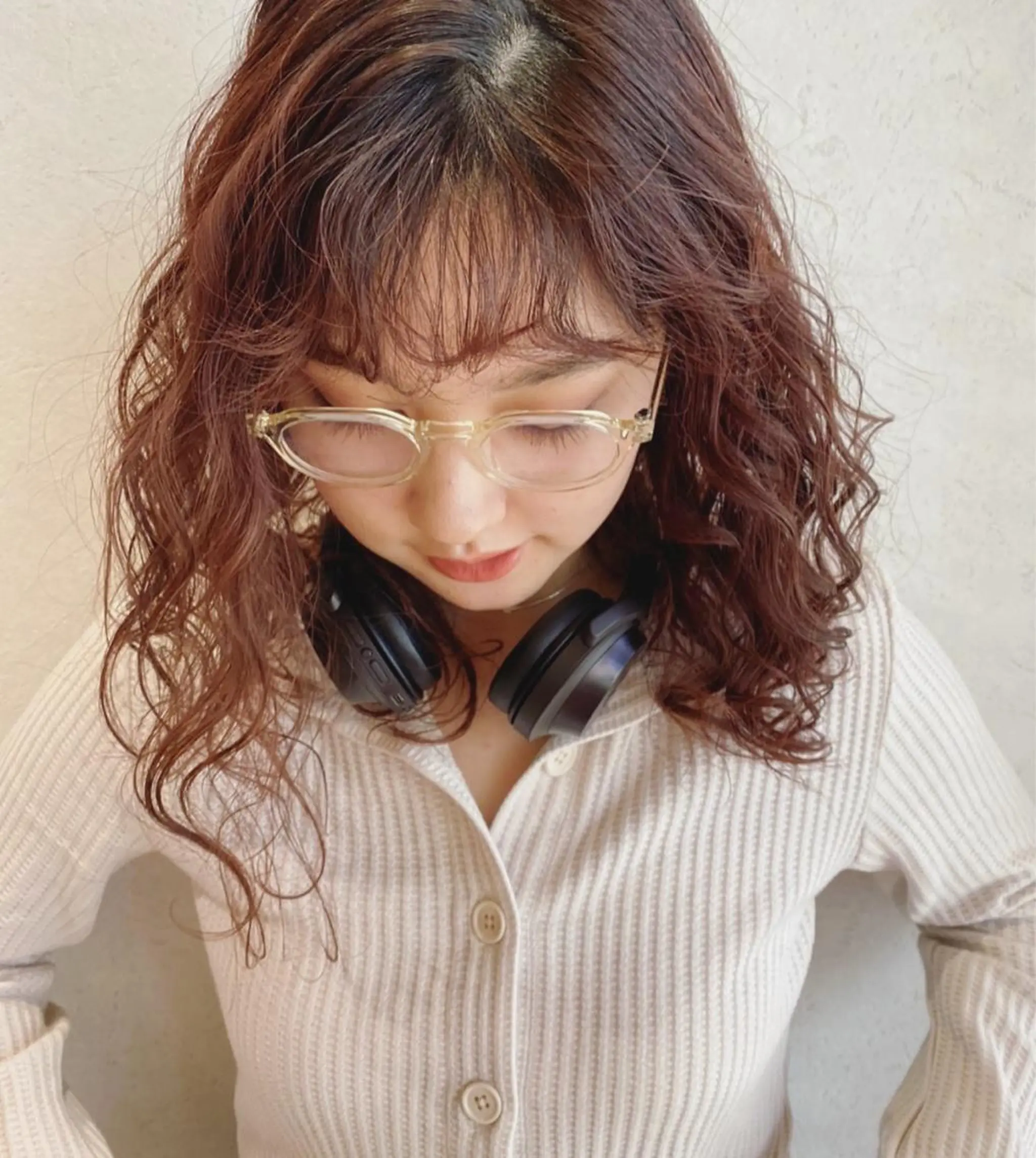 セミロング パーマ ヘアアレンジ セミロングパーマ パーマ パーマ指名No1 /namiのヘアスタイル