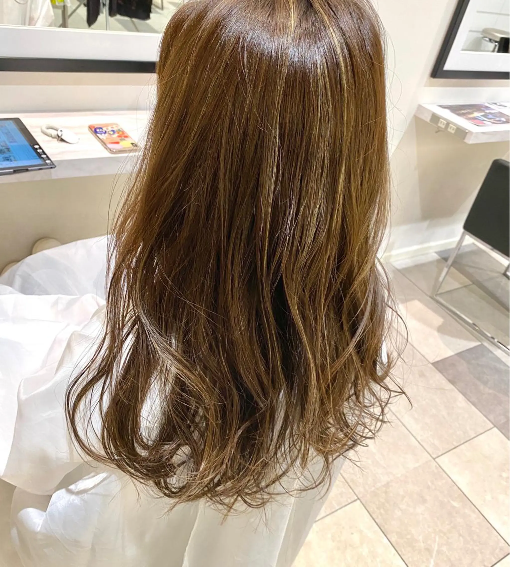 ロング カラー 巻ける縮毛矯正/艶 カラーchika🩵のヘアスタイル