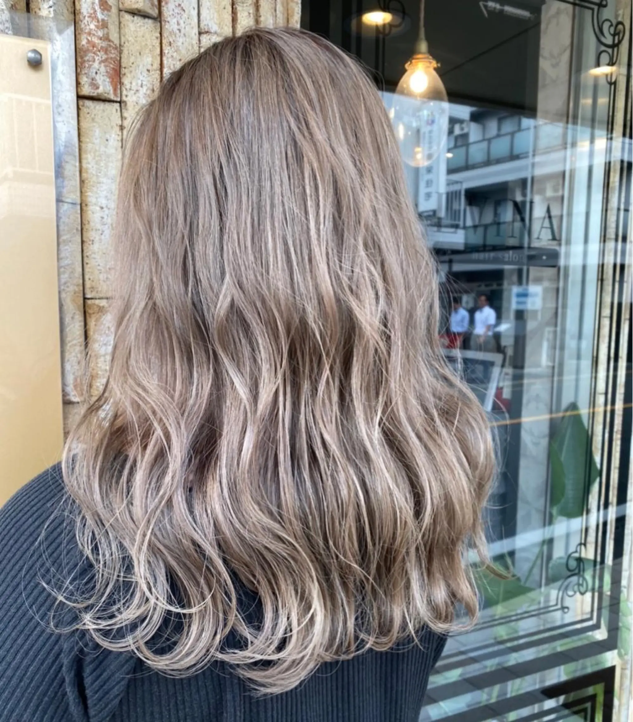 ロング カラー M IIのヘアスタイル