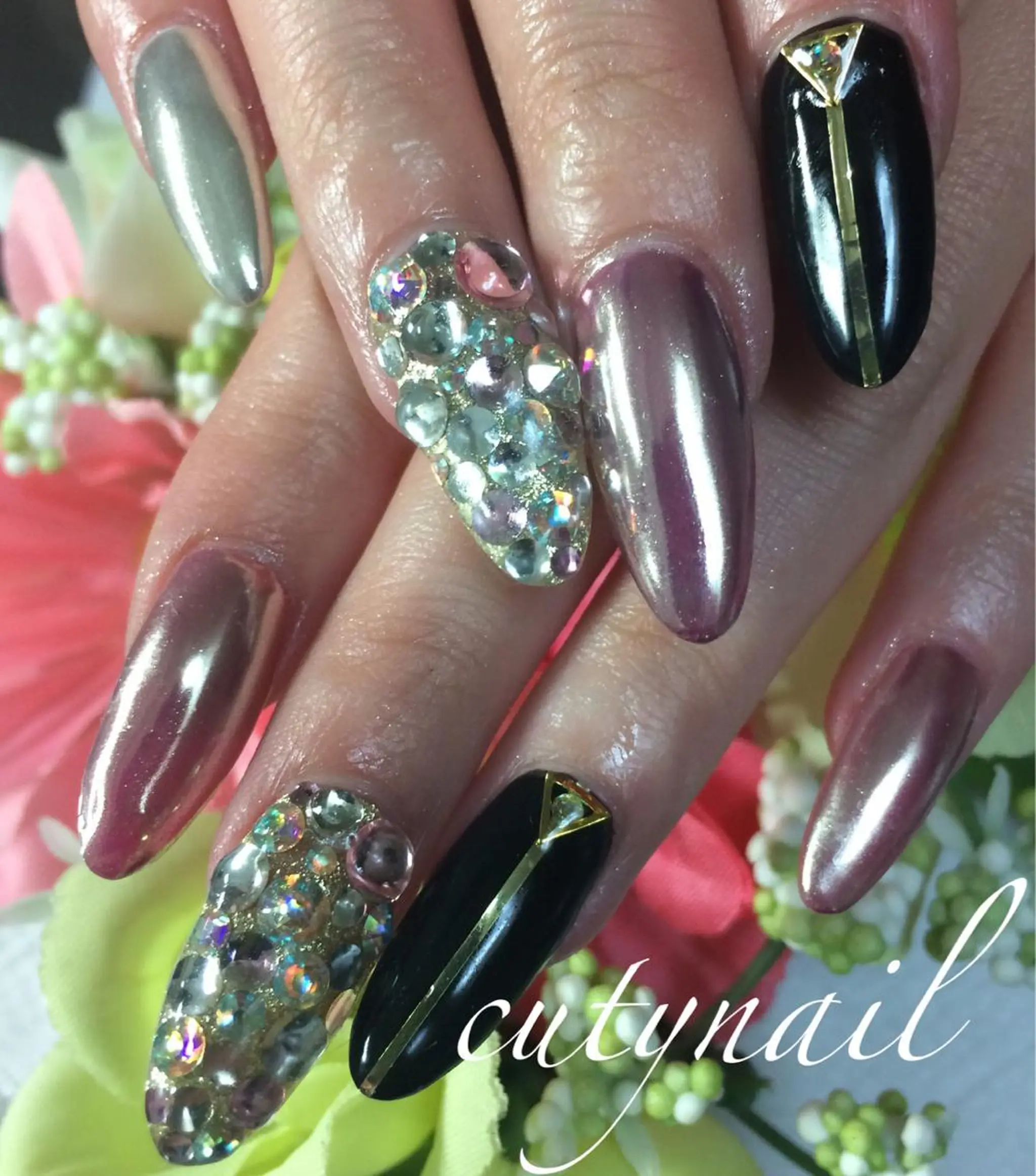 ネイル ジェルネイル スカルプネイル cuty nailのネイルデザイン