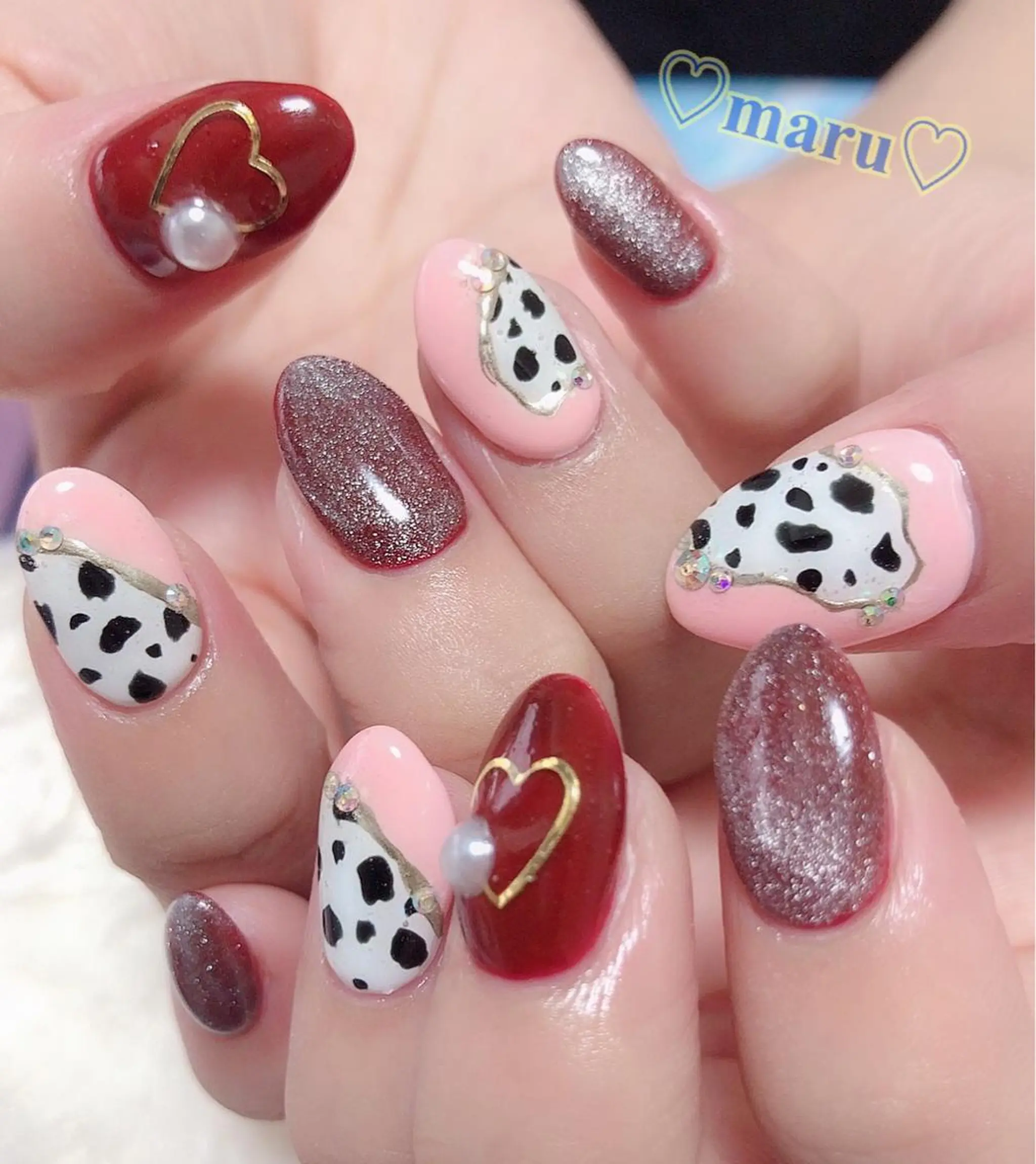 ネイル ハンドネイル フットネイル まるみ ♡のネイルデザイン