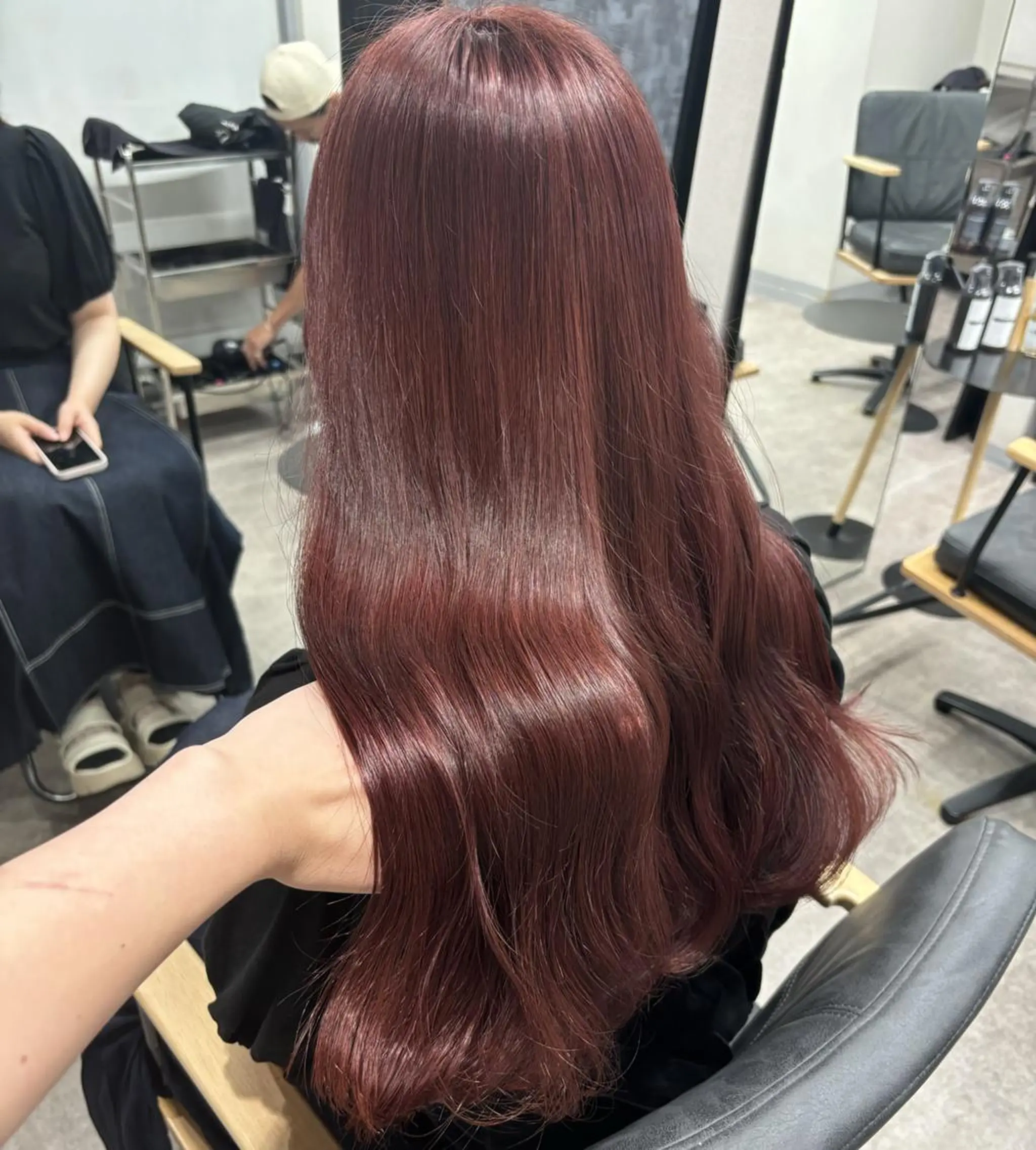 ロング 暖色カラー✨代表しげ オグジュアリーのヘアスタイル