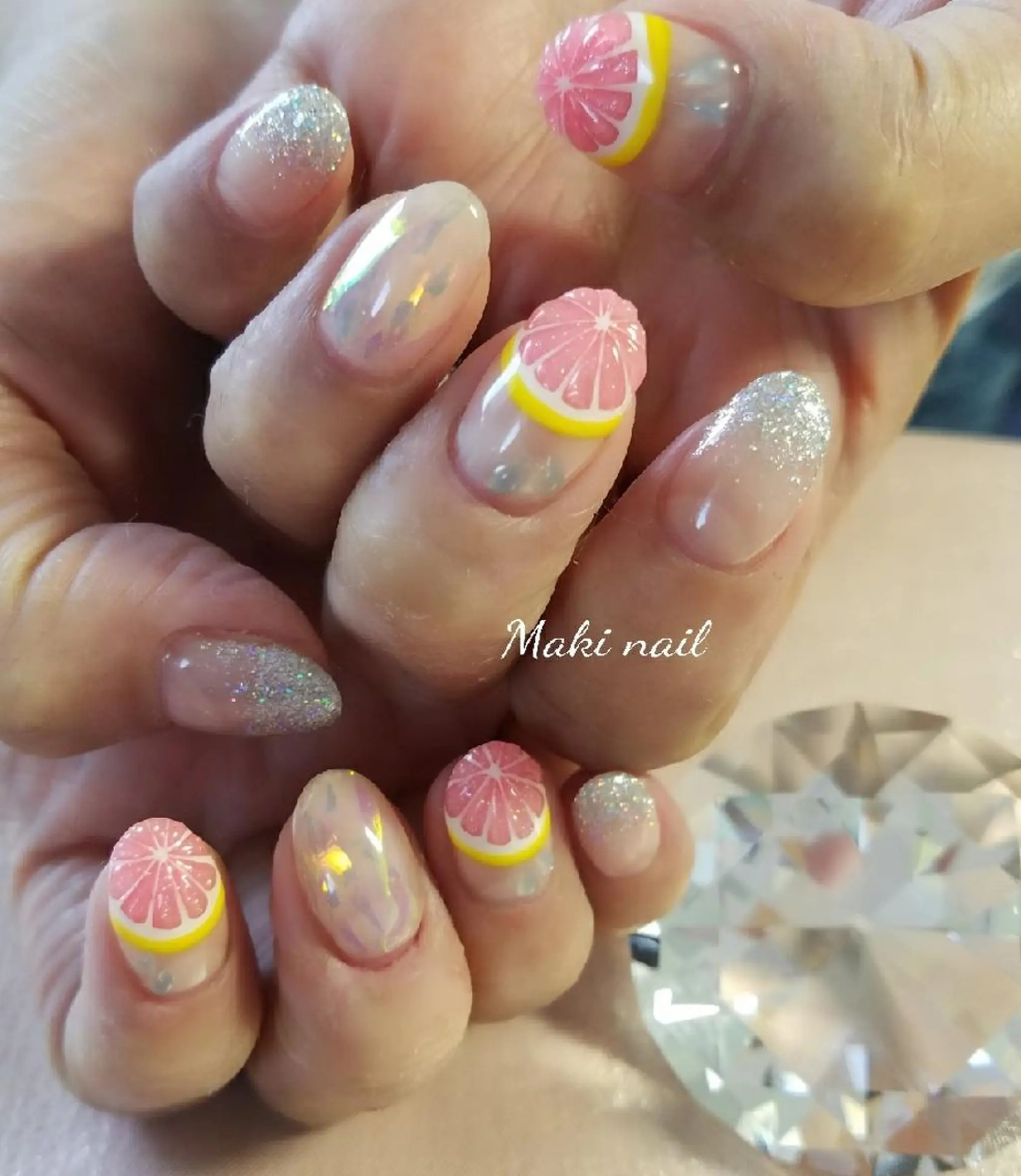 ネイル ショート ジェルネイル ピンク   MAKI NAILのネイルデザイン