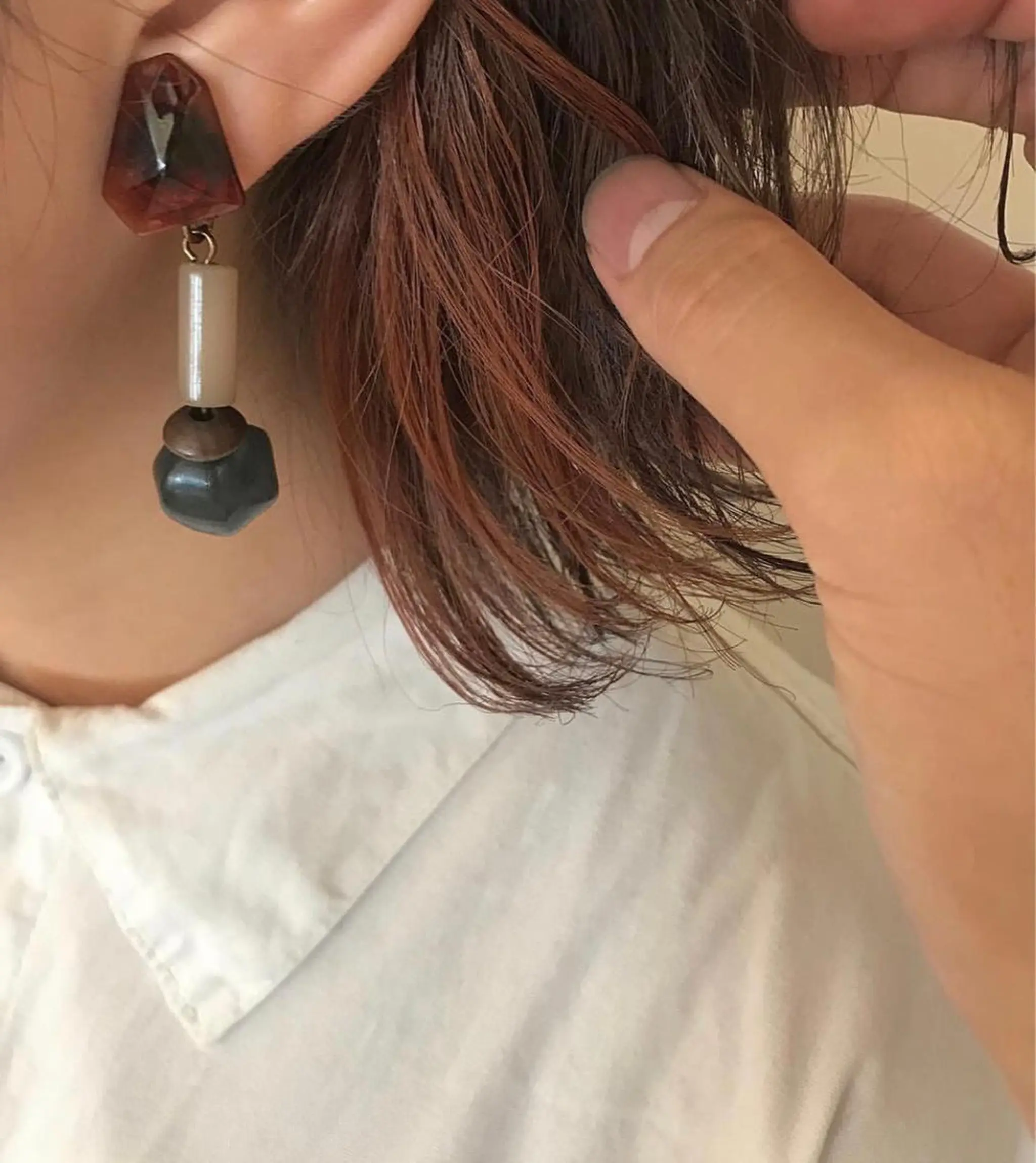 ミディアム カラー ヘアアレンジ ショートボブ💗 ヤマネシオリのヘアスタイル