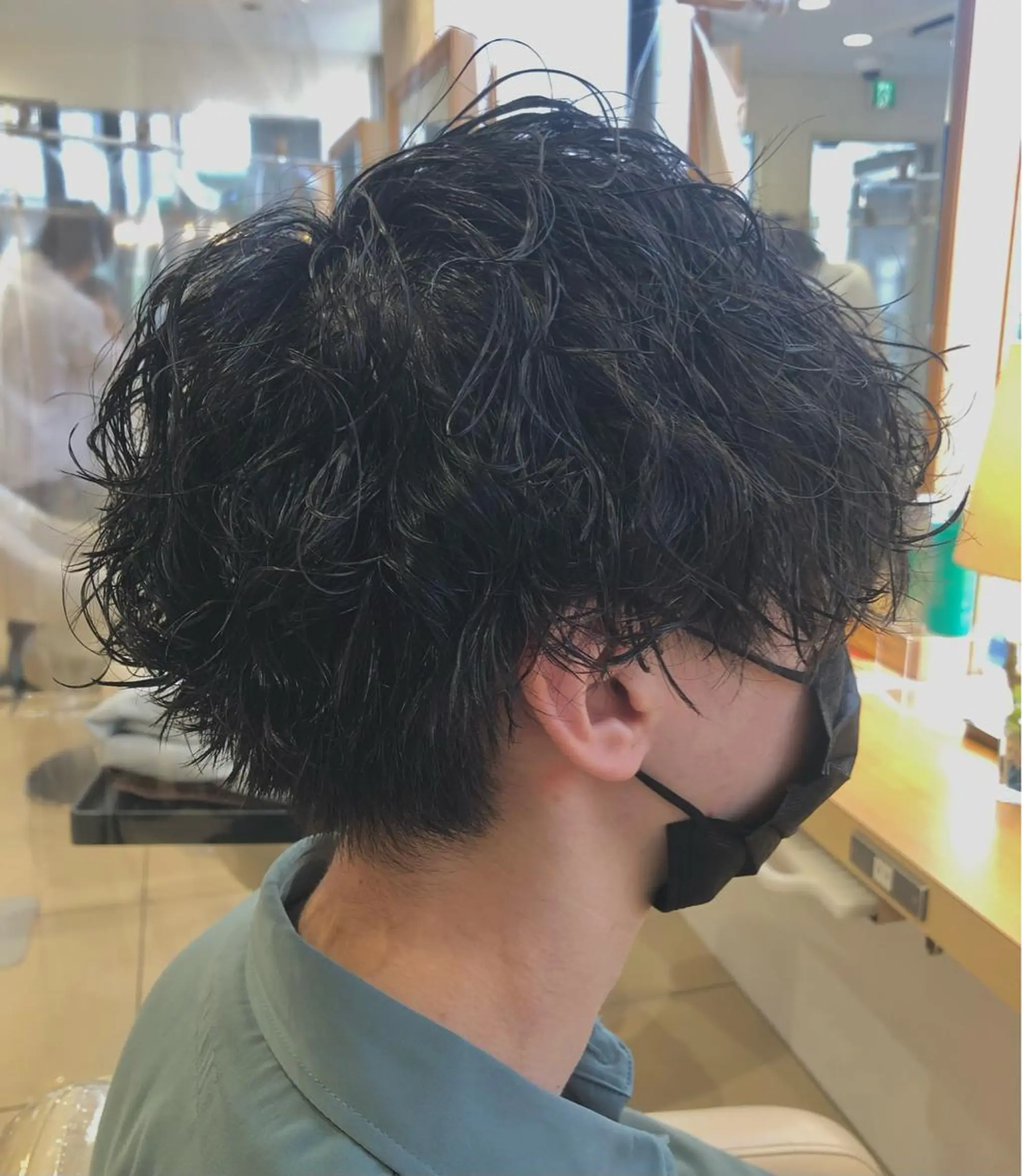 ショート パーマ メンズ メンズパーマ 低ダメージ施術/ 🐮牛木 史裕🐮のヘアスタイル