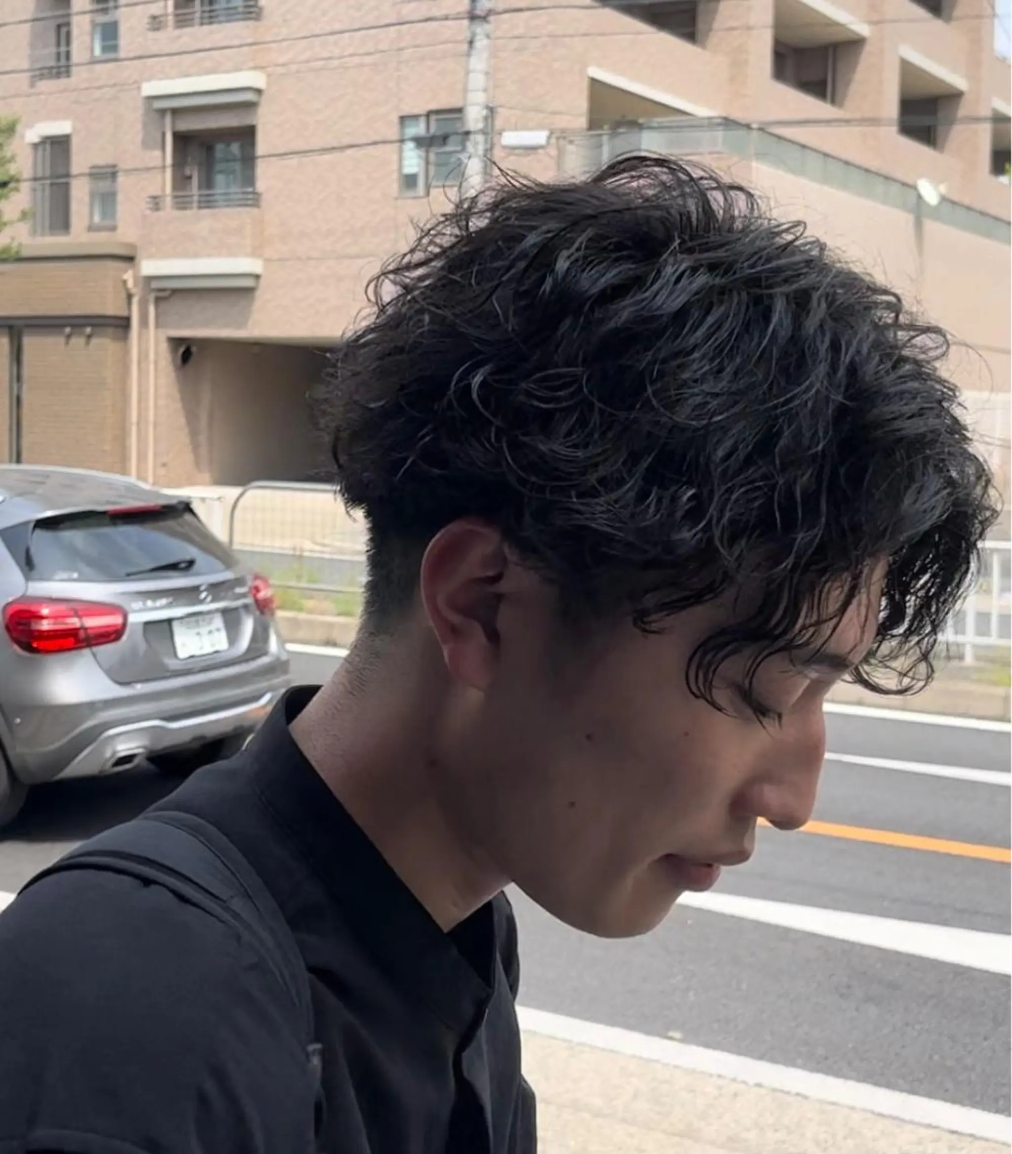 ショート パーマ メンズ メンズパーマ 波巻きパーマ mulum所属・ボブパーマ/ ウルフパーマ原科🪴のヘアスタイル