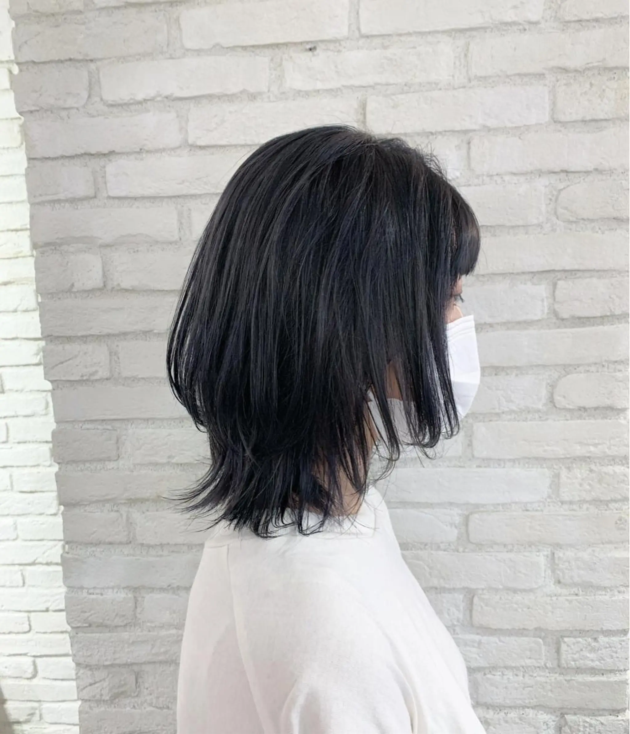 ミディアム カラー レイヤーカット ウルフカット ウルフレイヤー 伊 杏のヘアスタイル