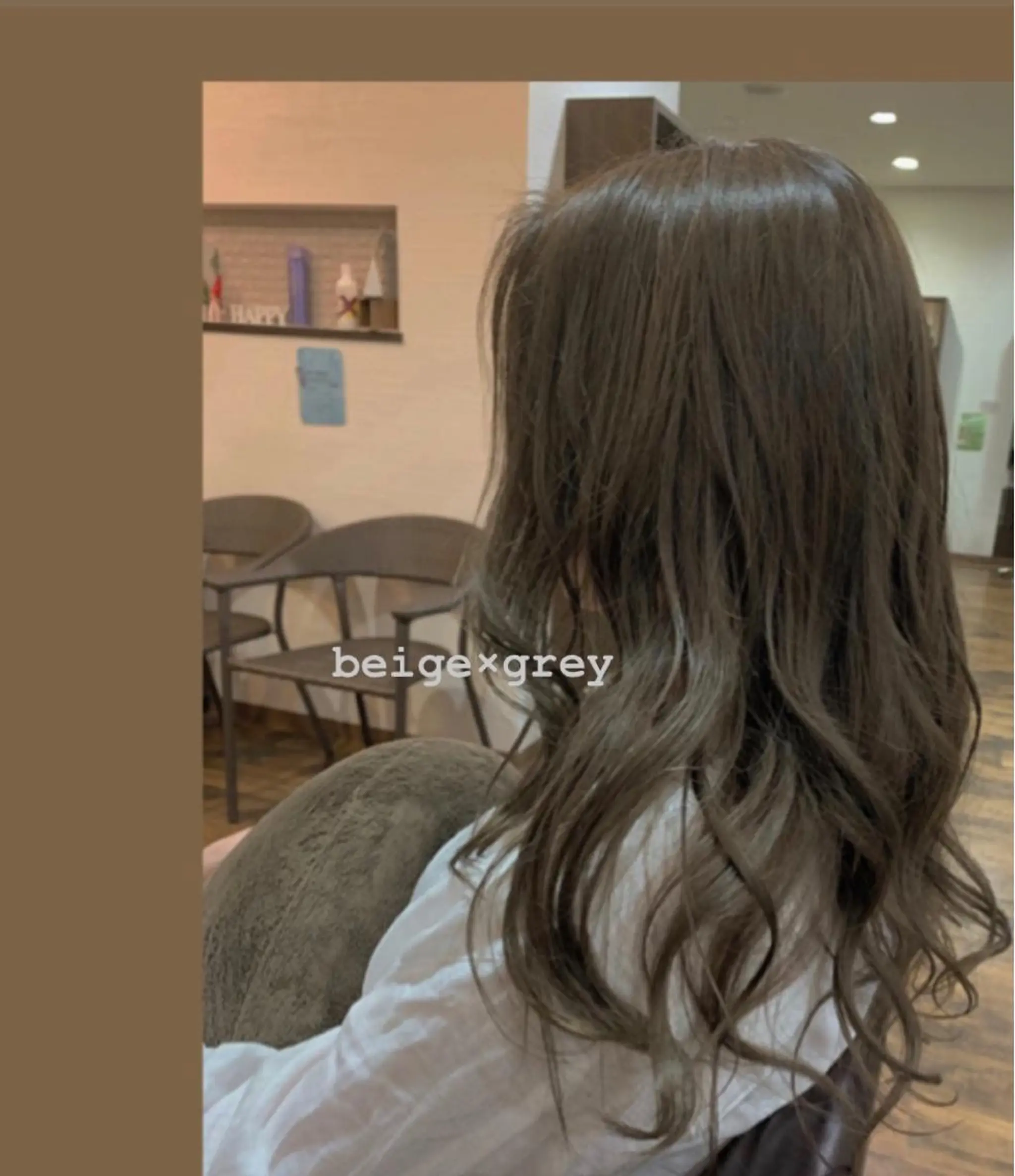 ロング ヘアカラー 韓国ヘア🇰🇷 YURIYAのヘアスタイル