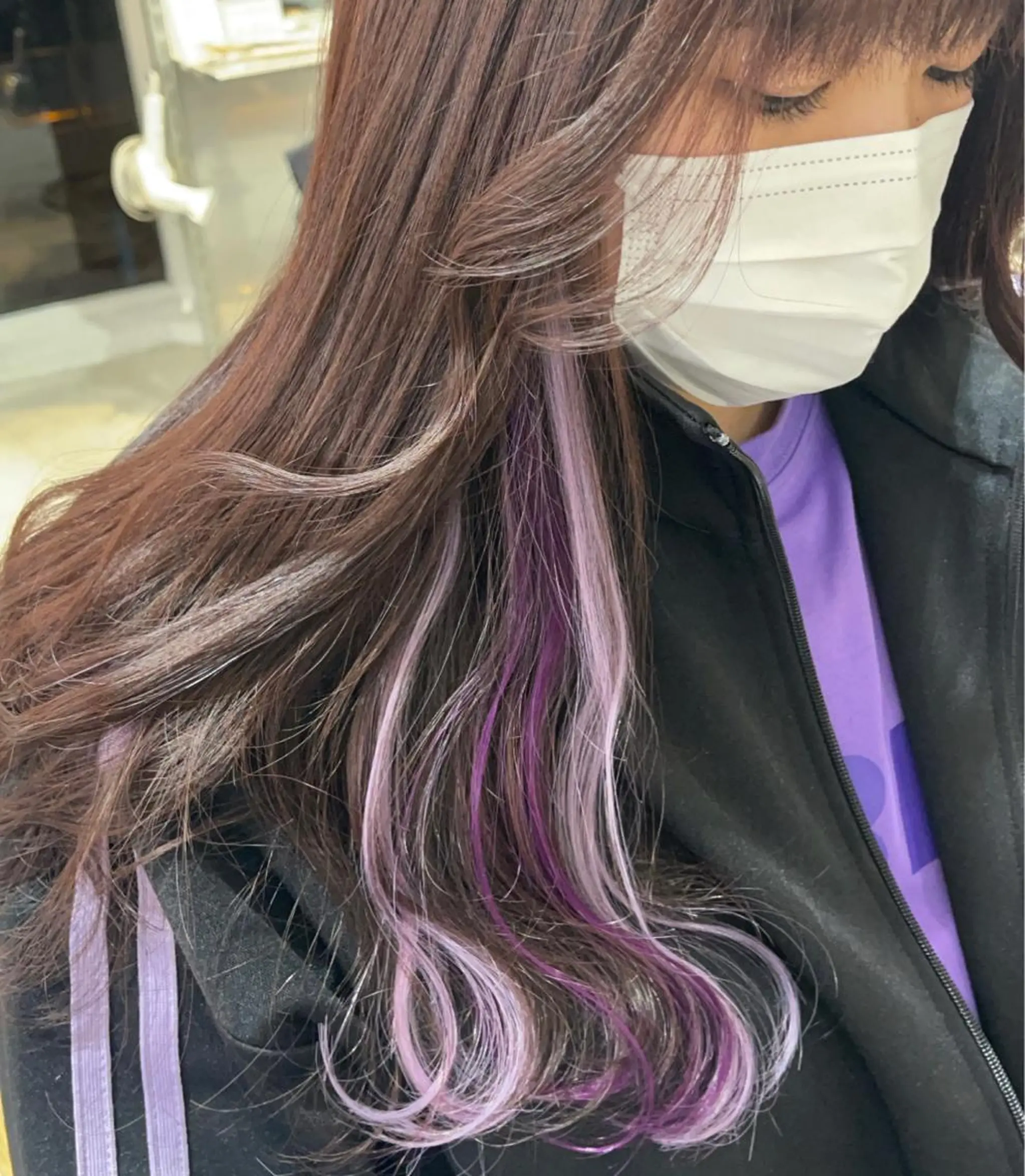 ロング カラー nameless miichiのヘアスタイル