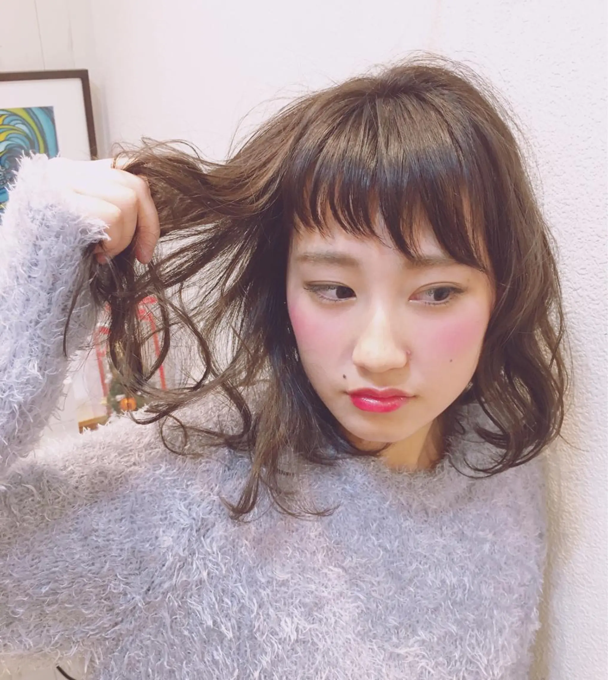 ミディアム ショート、ボブ シマダマサトのヘアスタイル