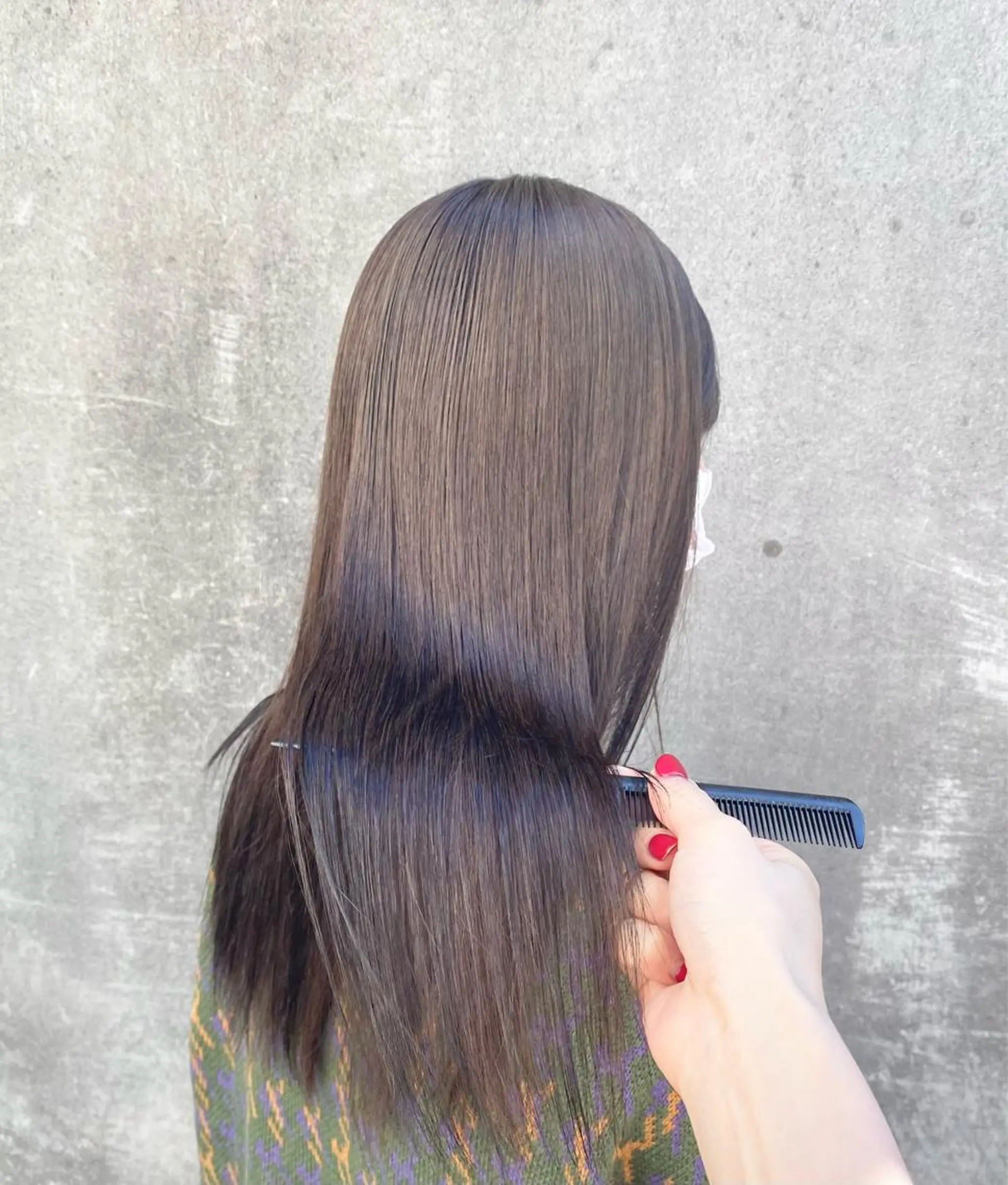 ロング ヘアカラー トリートメント motel所属・雰囲気引き出す ✨大人レディのヘアスタイル