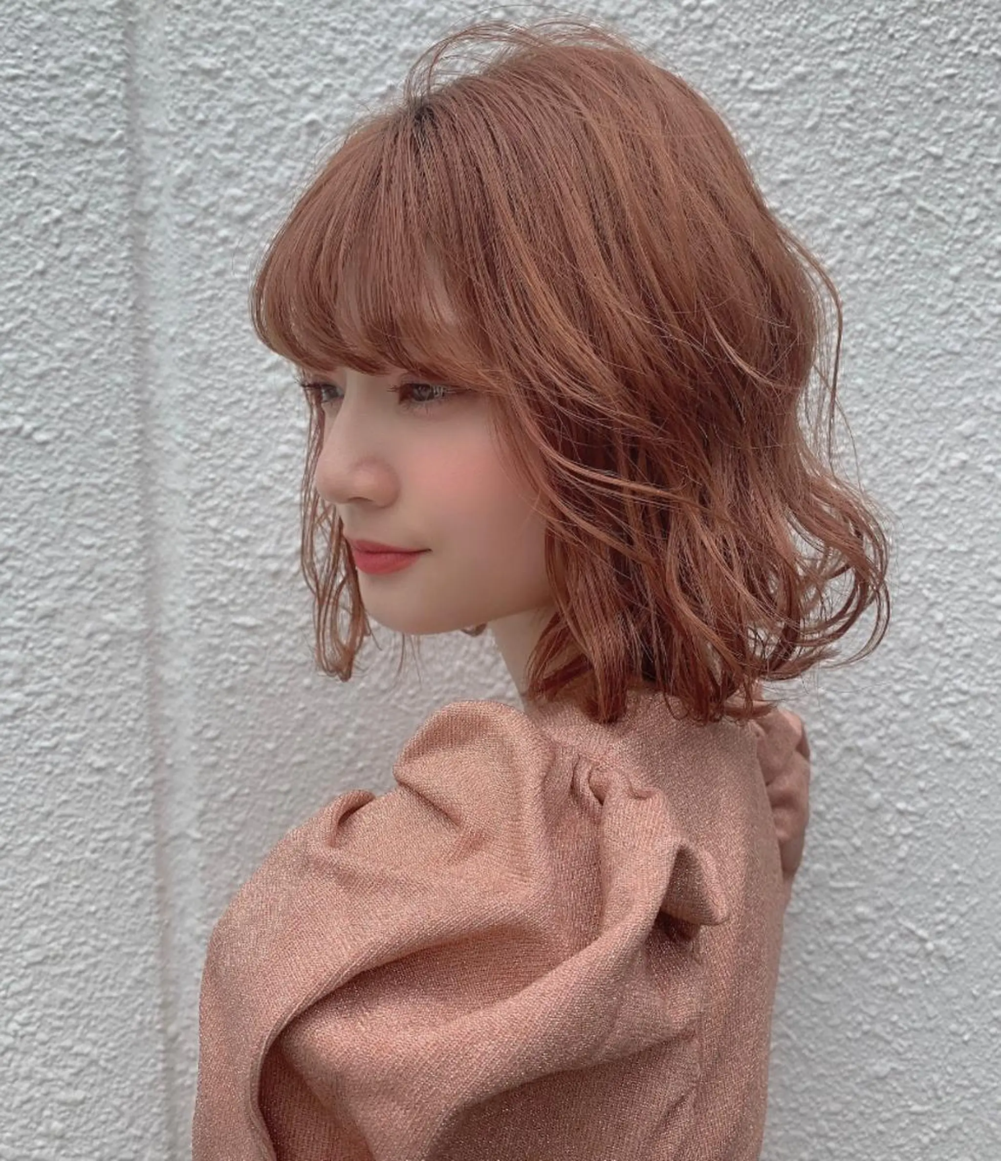 ミディアム カラー ヘアアレンジ カット トリートメント ヘッドスパ ヘアセット SALOWIN原宿ash店所属・憧れの艶ハイトーンへ 🐈サイサキのヘアスタイル