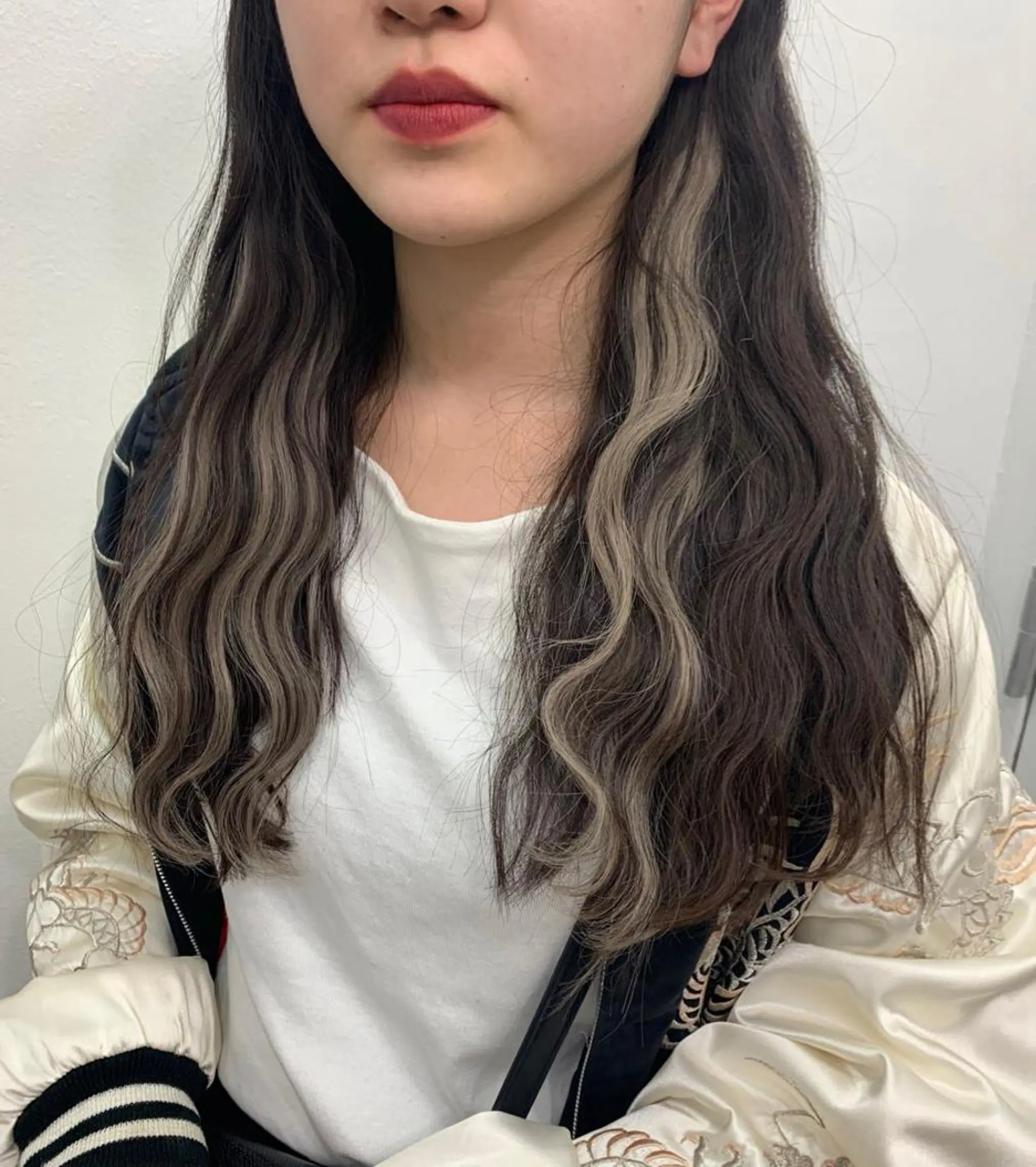 セミロング カラー ヘアアレンジ インナーカラー 中目黒🌼 🌼ハナのヘアスタイル