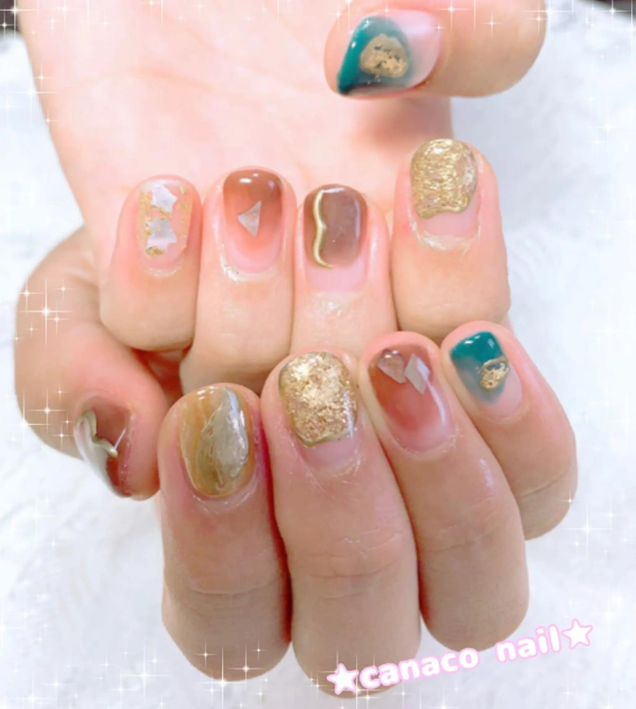 ネイル アートネイル ニュアンスネイル ハンドネイル ハンドケア Felice所属・ベテランネイル cnc  nailのネイルデザイン