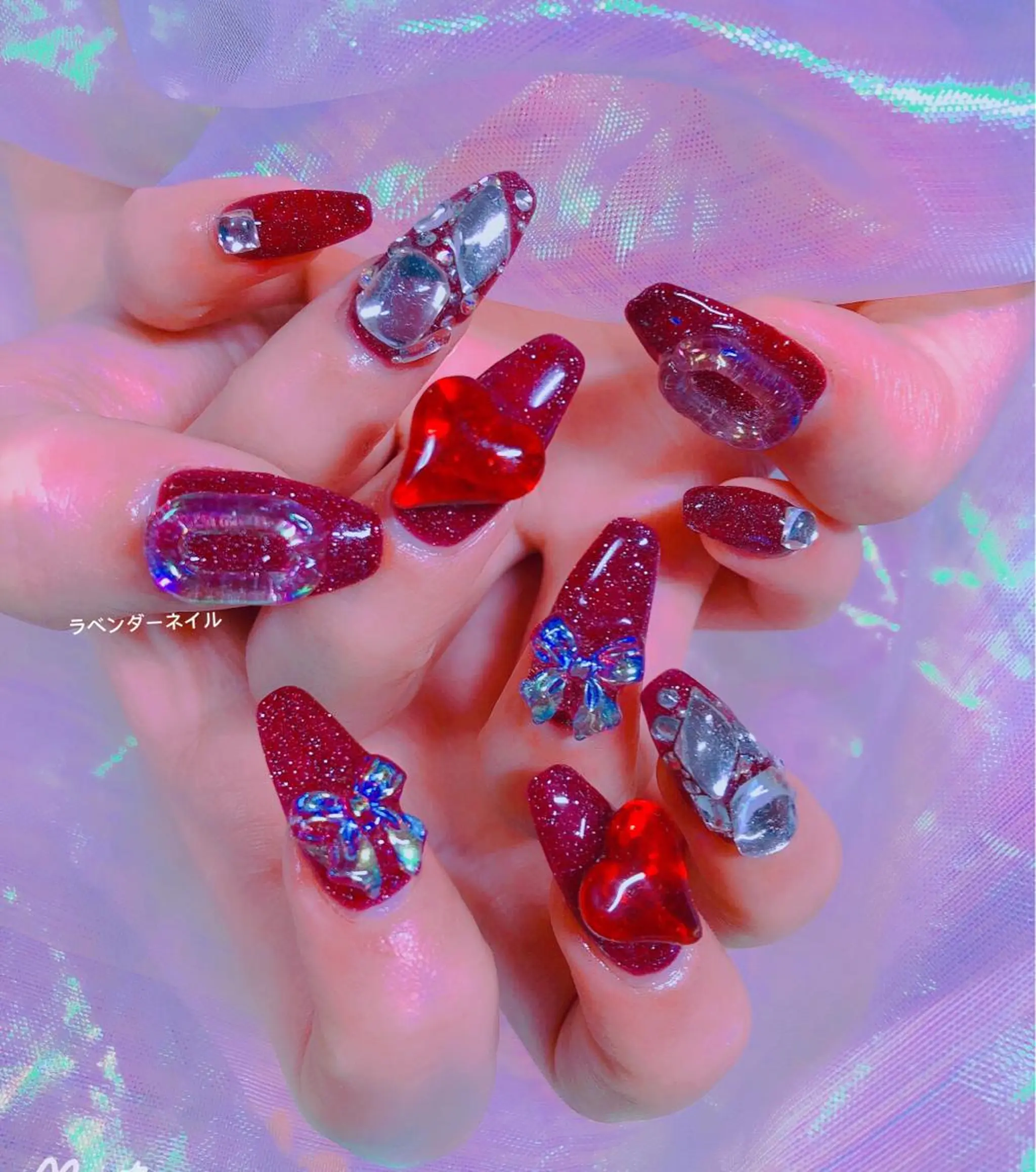 ネイル ラベンダー💖日暮里 ルル💖ネイルのネイルデザイン