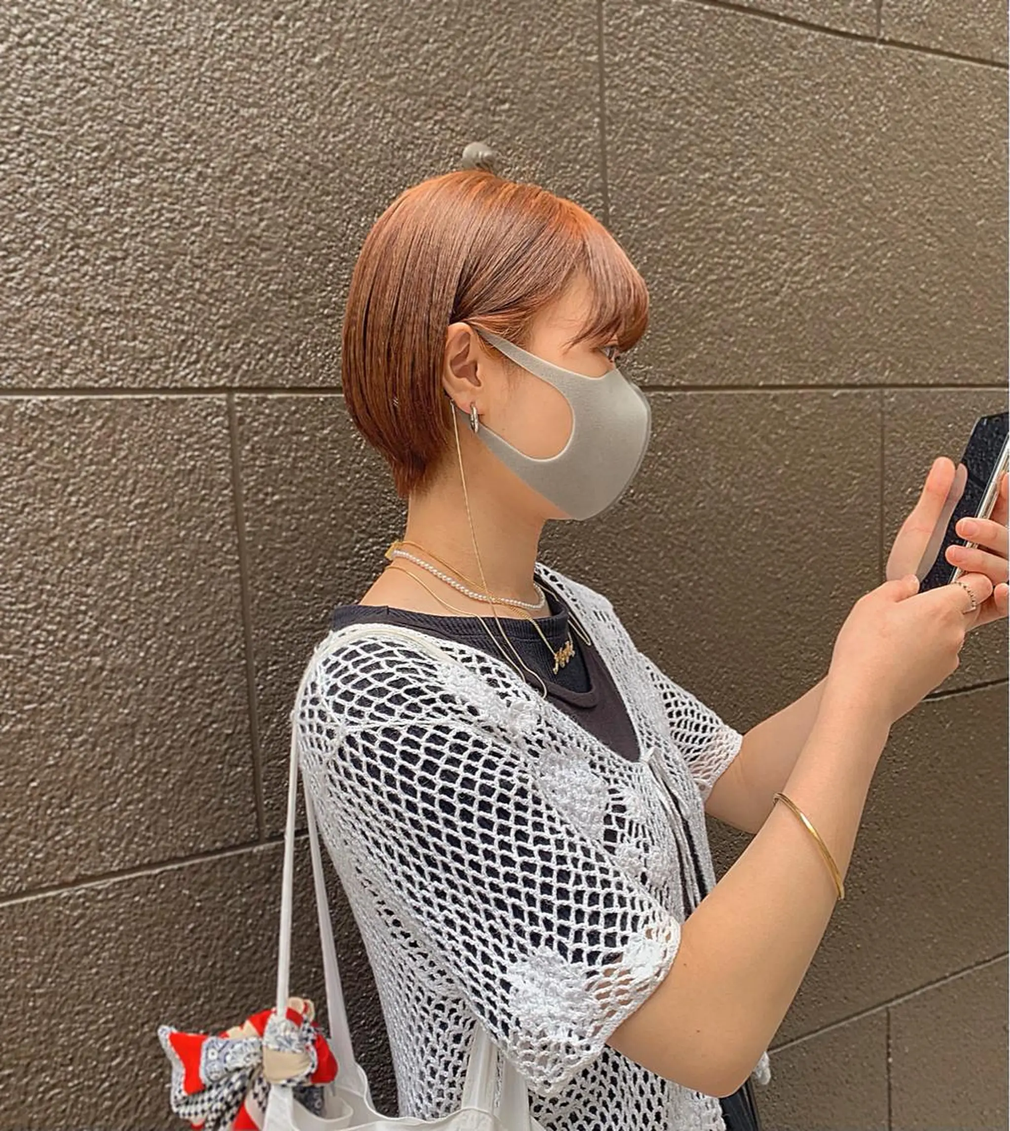 ショート カラー 🎀野崎 美玖𝜗𝜚˚⋆のヘアスタイル