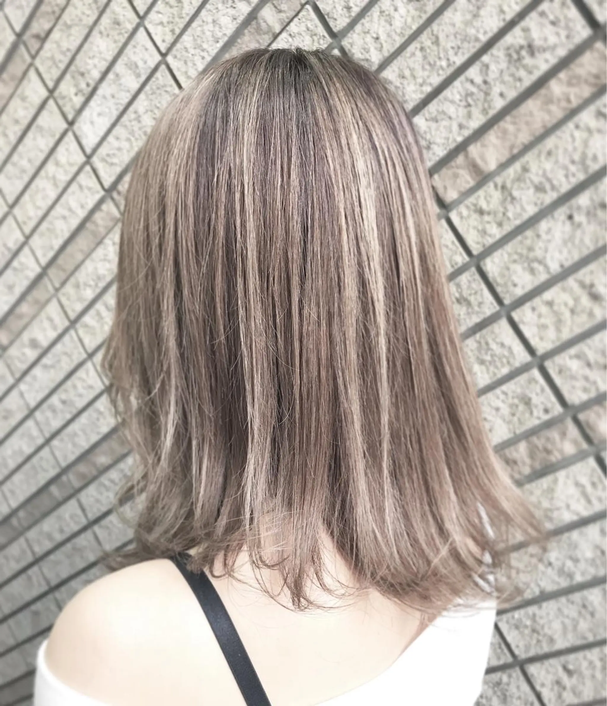 ミディアム カラー ヘアカラー トリートメント 奈良崎 和弘のヘアスタイル