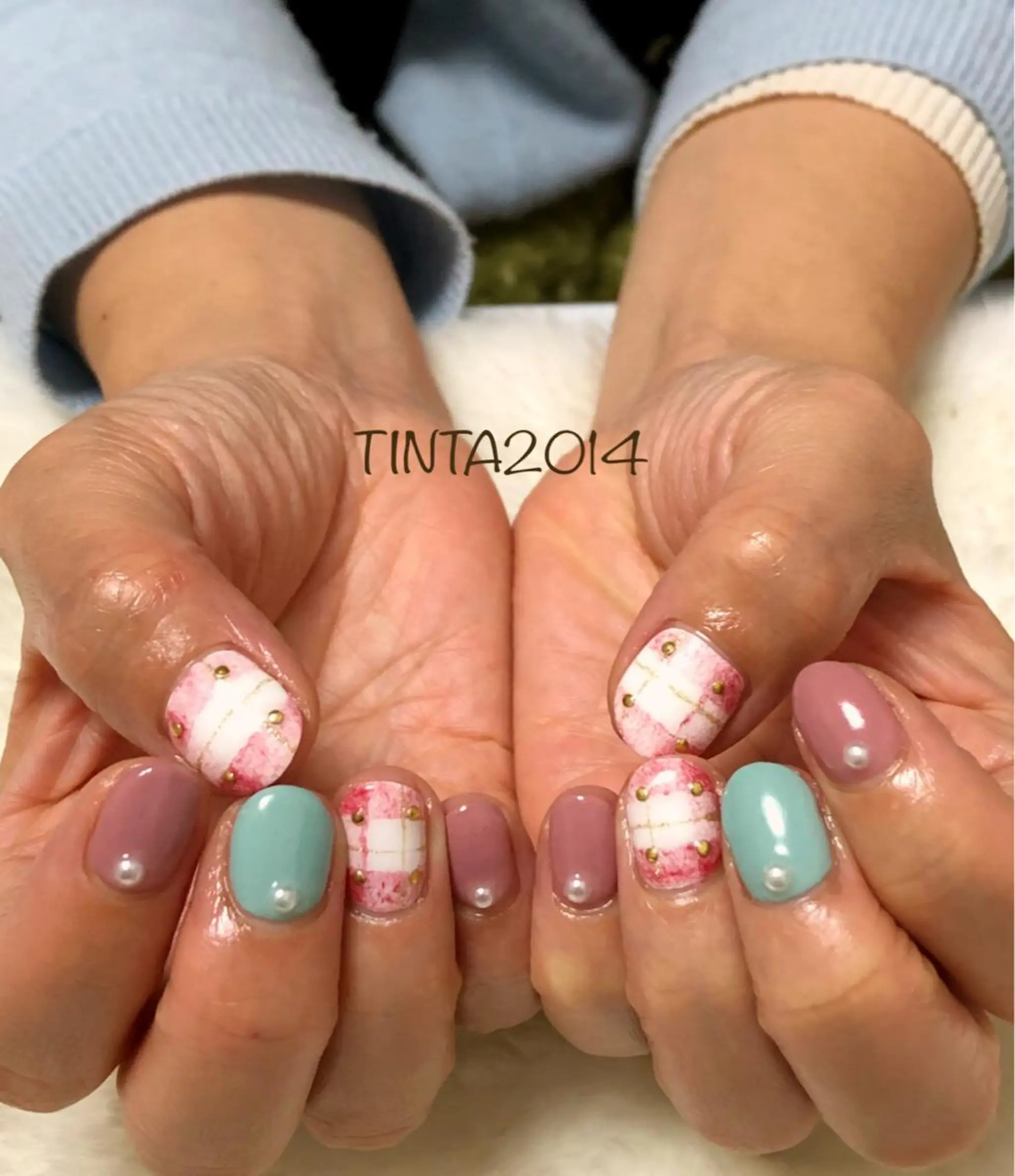 ネイル 冬ネイル ネイルサロン ティンタ所属・馬場 典子のネイルデザイン