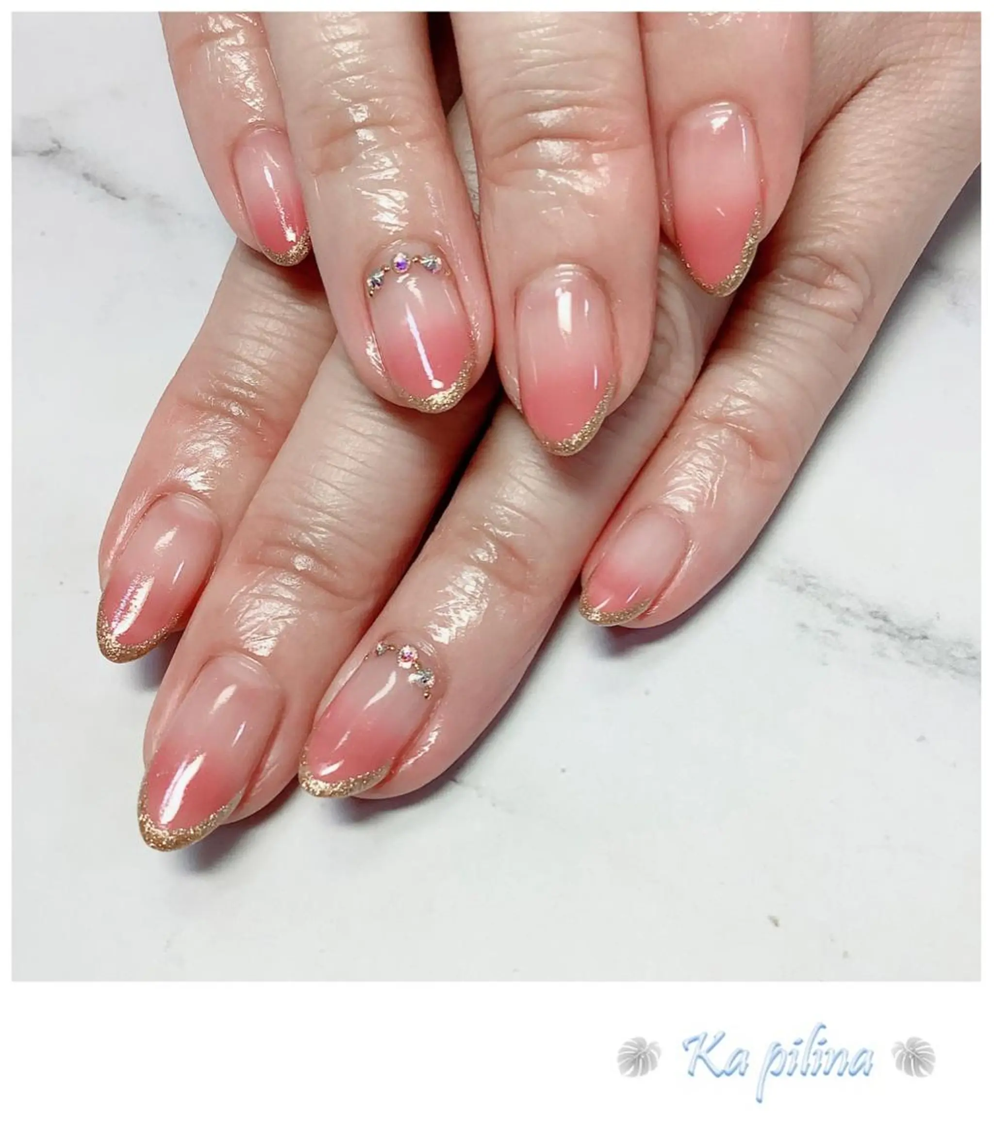 ネイル グラデーション Nail salon Ka pilinaのネイルデザイン