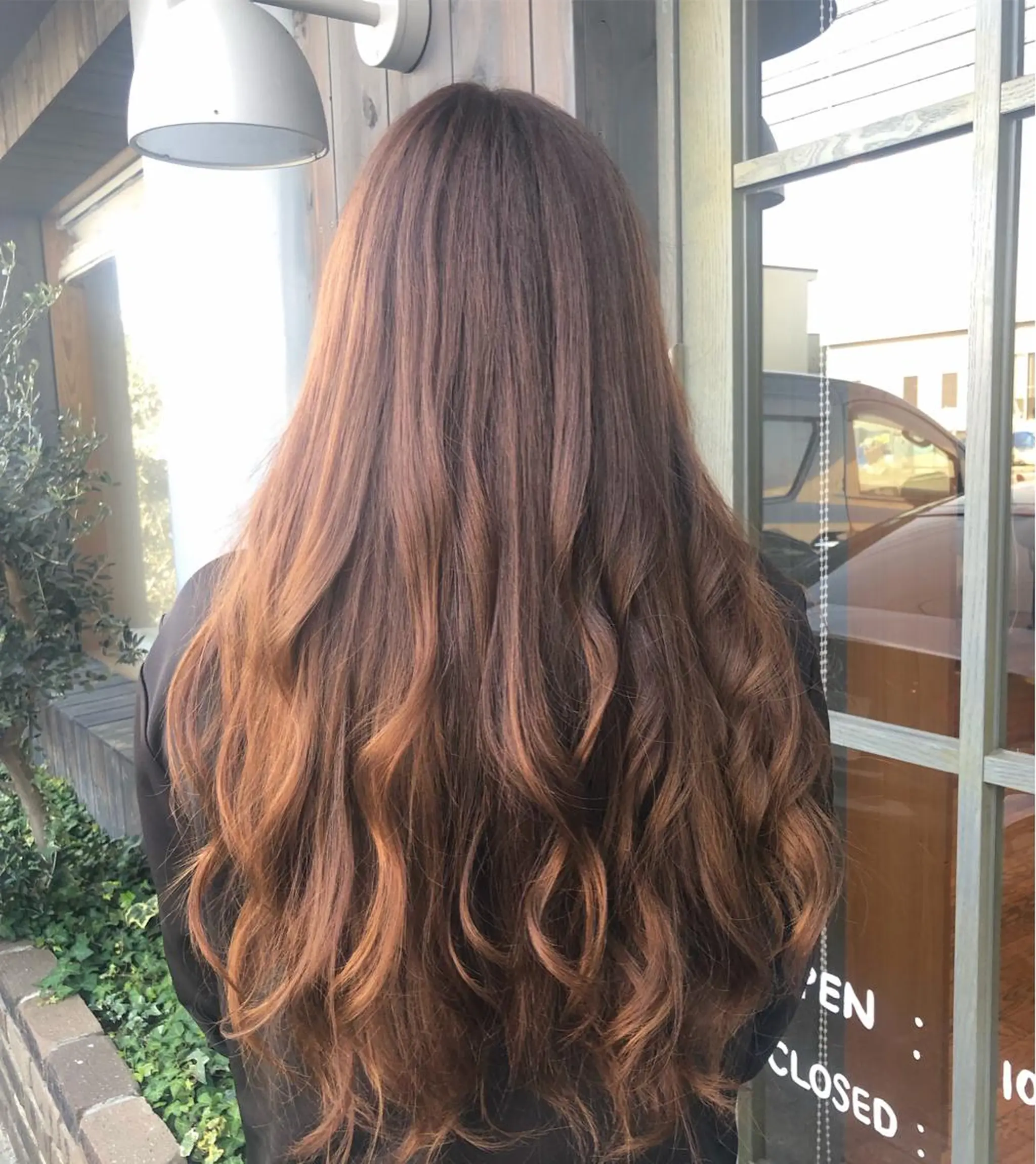 ロング カラー 永井 亜実のヘアスタイル