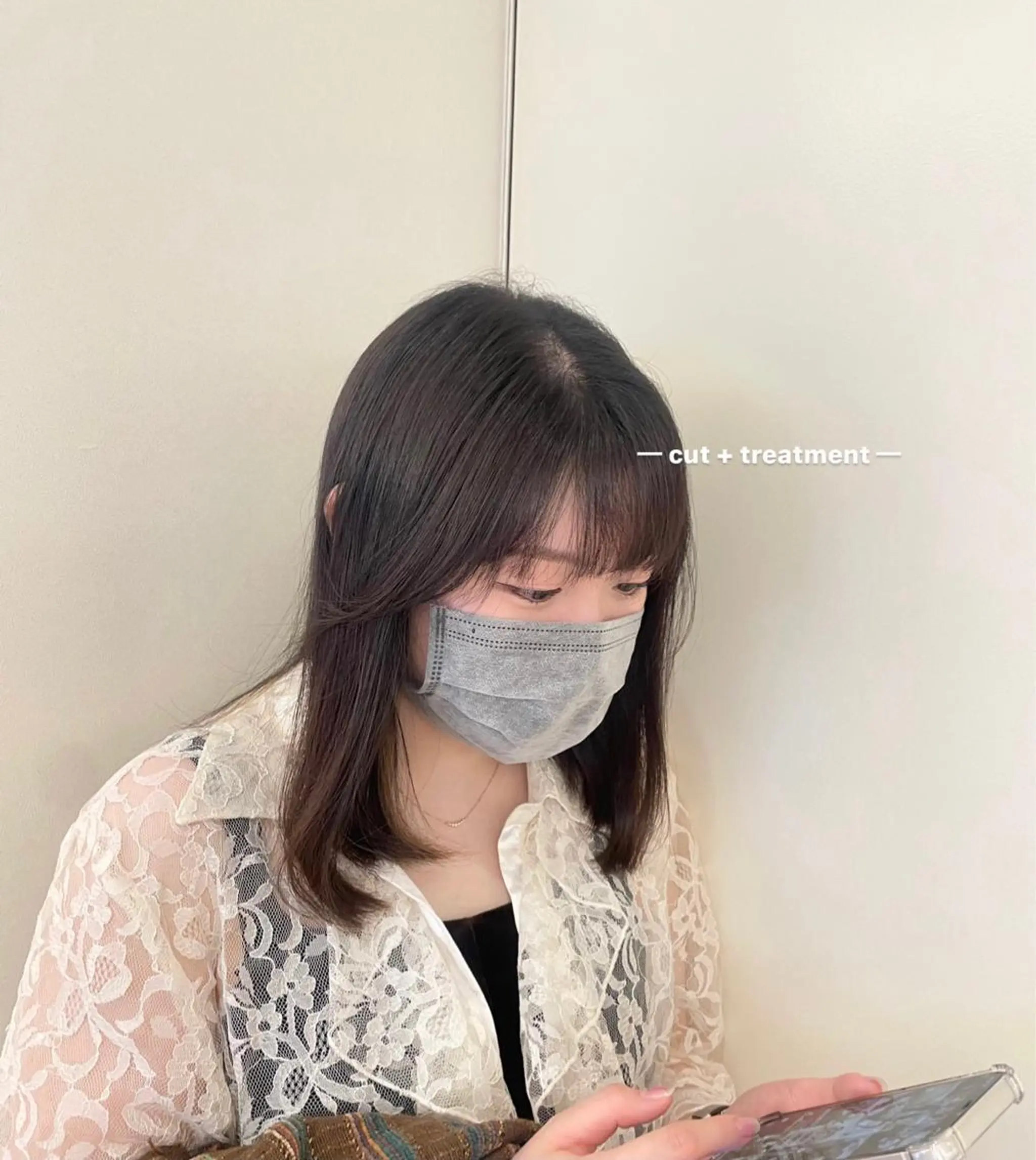 ミディアム nanaka :のヘアスタイル