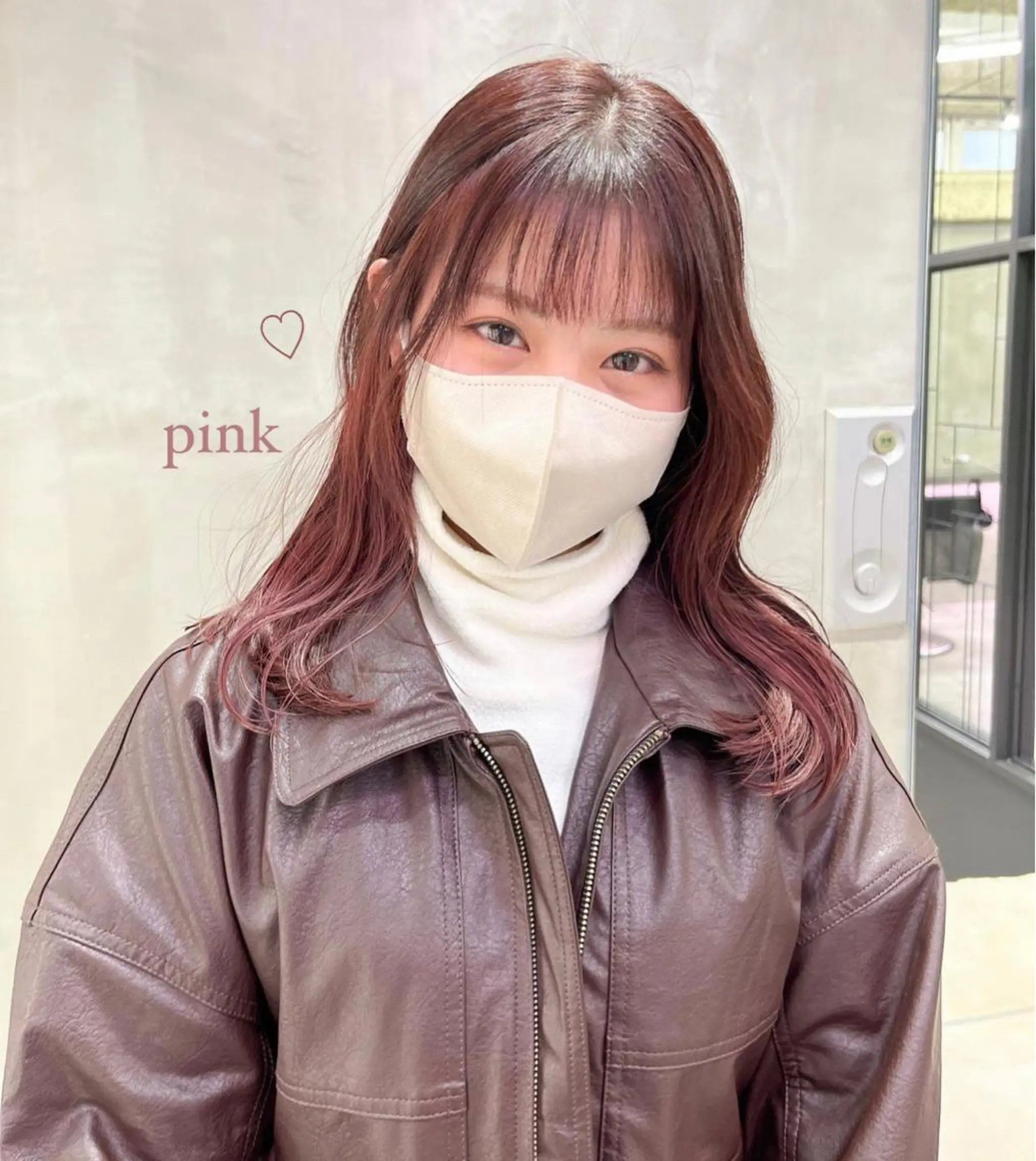 ロング カラー ブリーチ ブリーチなしカラー カット ヘアカラー トリートメント ナツミ/透明感カラー /酸性ストレートのヘアスタイル