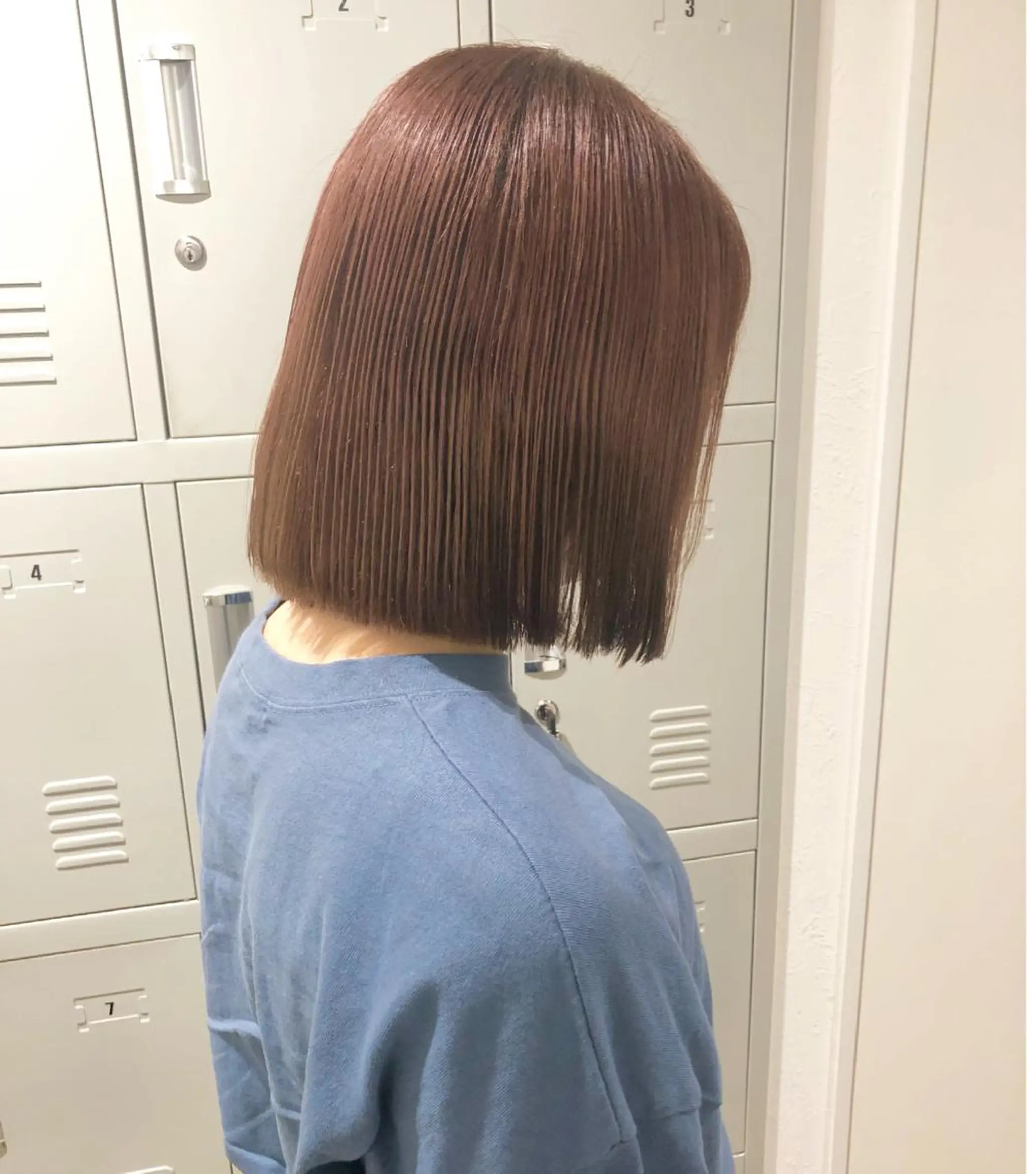 ミディアム カラー ベージュカラー ピンクカラー ピンクベージュ ヘアカラー 2nd所属・🤍2nd🤍田所 美希のヘアスタイル