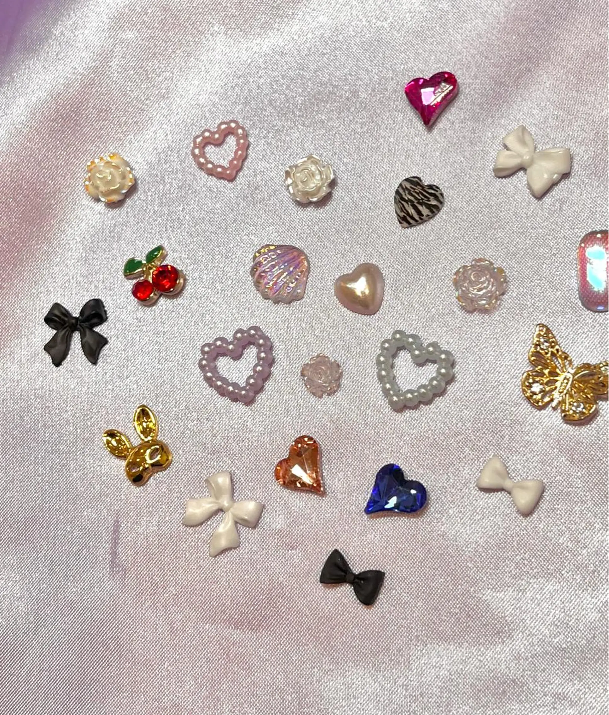 ネイル アニマル柄 ハート リボン para ☀︎ sol by BECK所属・Para Sol nail　Maoのネイルデザイン