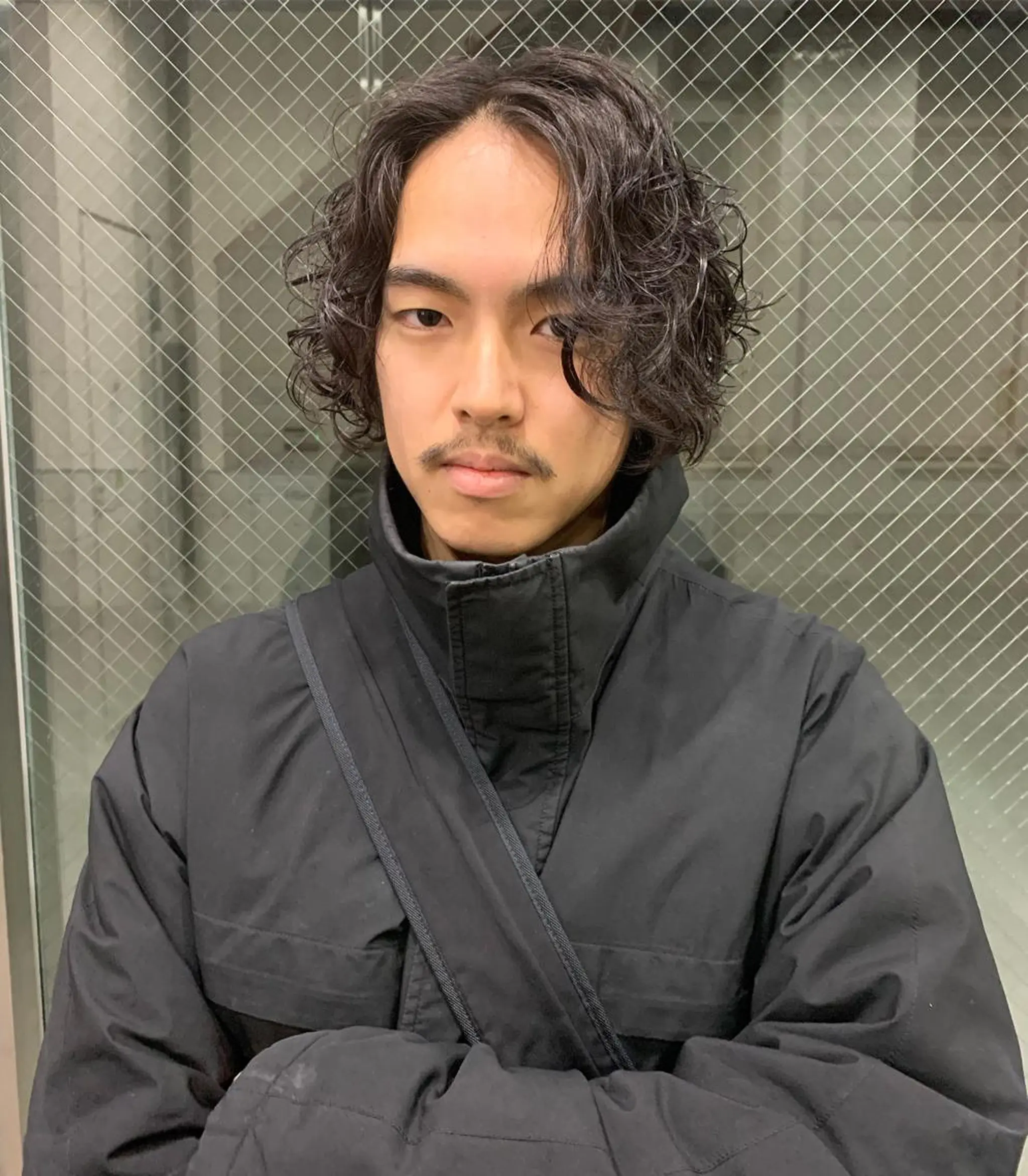 ミディアム パーマ 【メンズ特化美容師】 岩城　昇悟のヘアスタイル