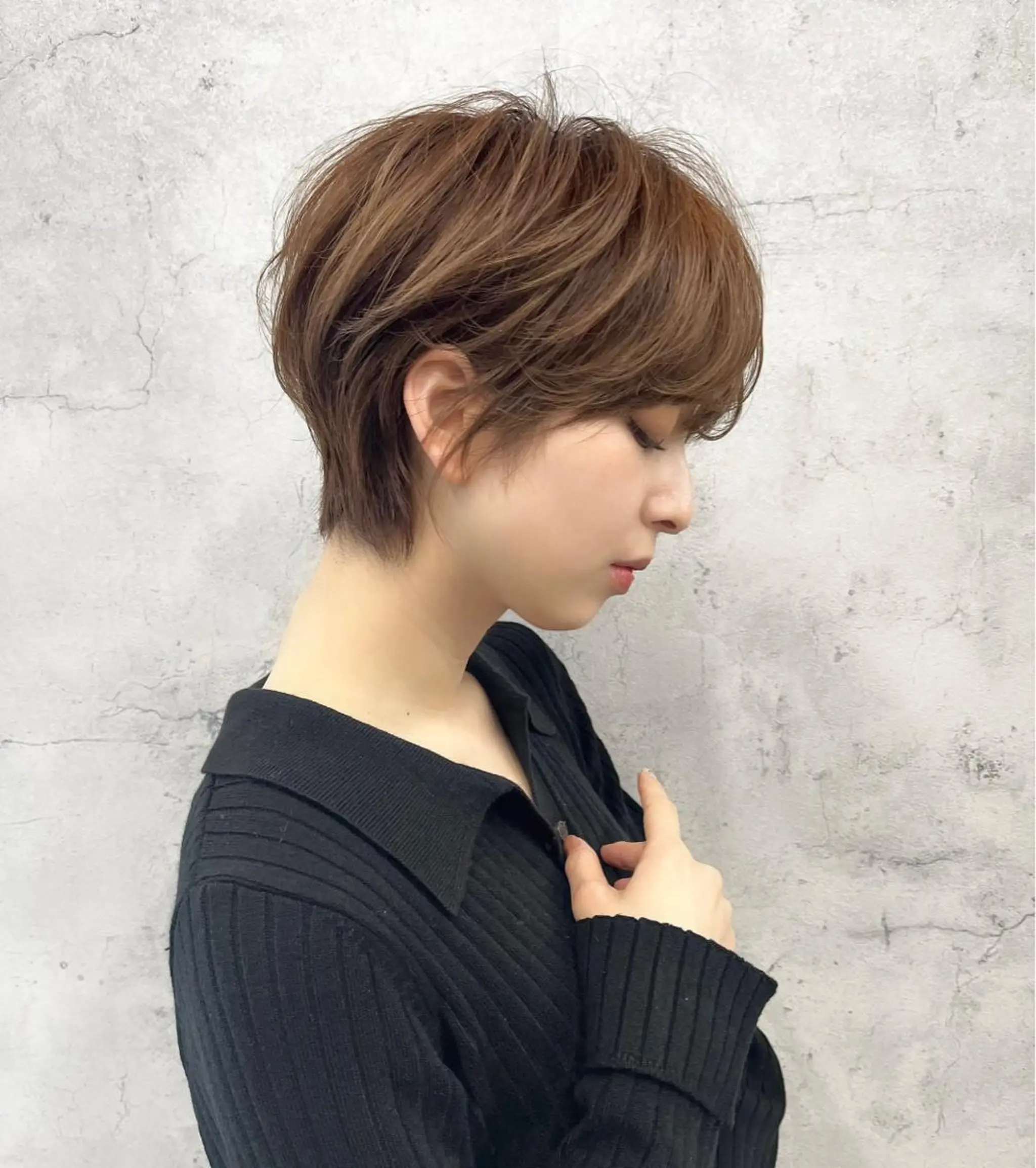 ショート カラー パーマ ヘアアレンジ メンズ キッズ ネイル マツエク・マツパ アイブロウ modek's tokyo所属・顔周りレイヤー ☺︎shunのヘアスタイル