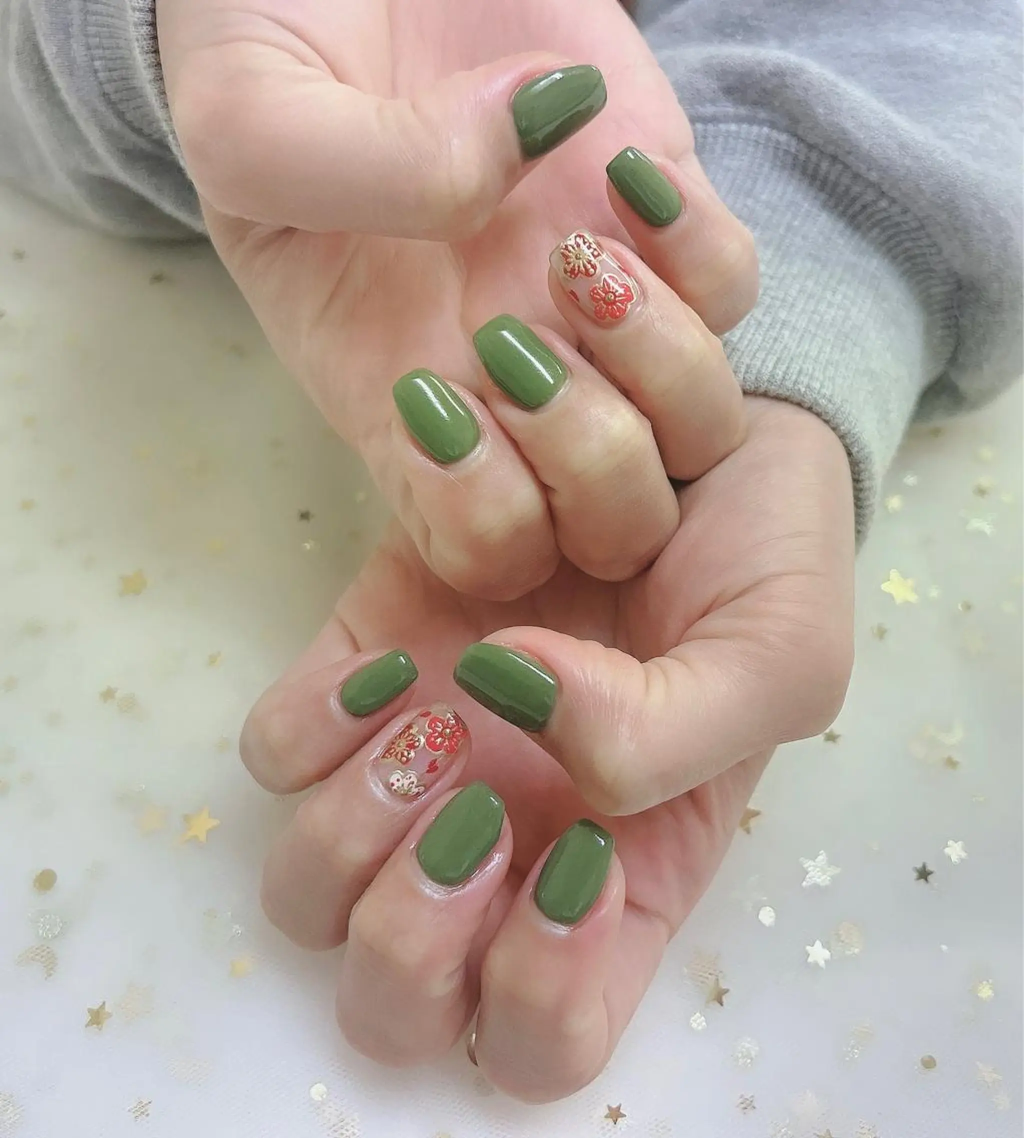 ネイル ハンドネイル 上福岡 らんらんのネイルデザイン