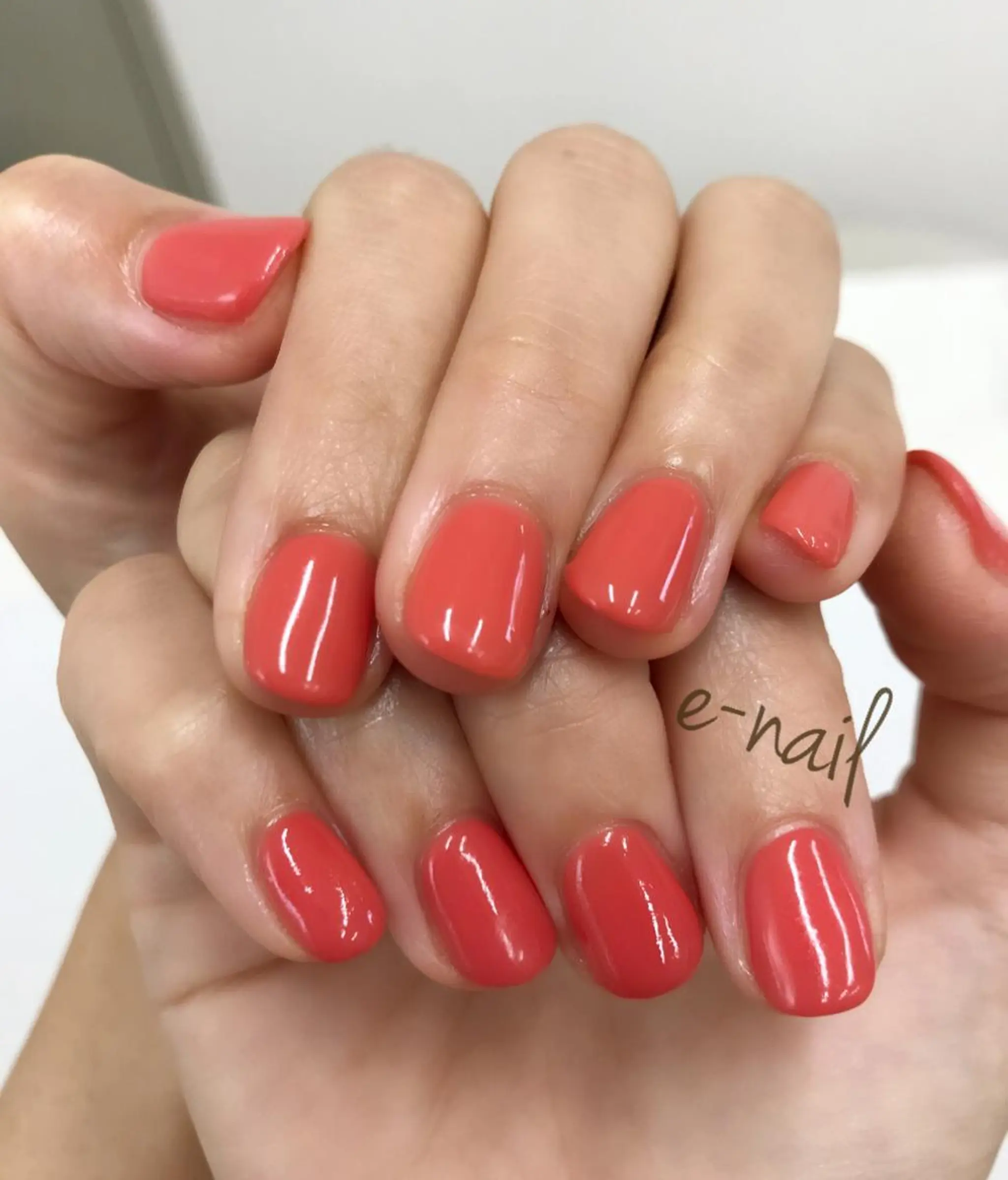 ネイル オレンジ e-nail所属・e-Reju イリュージュのネイルデザイン