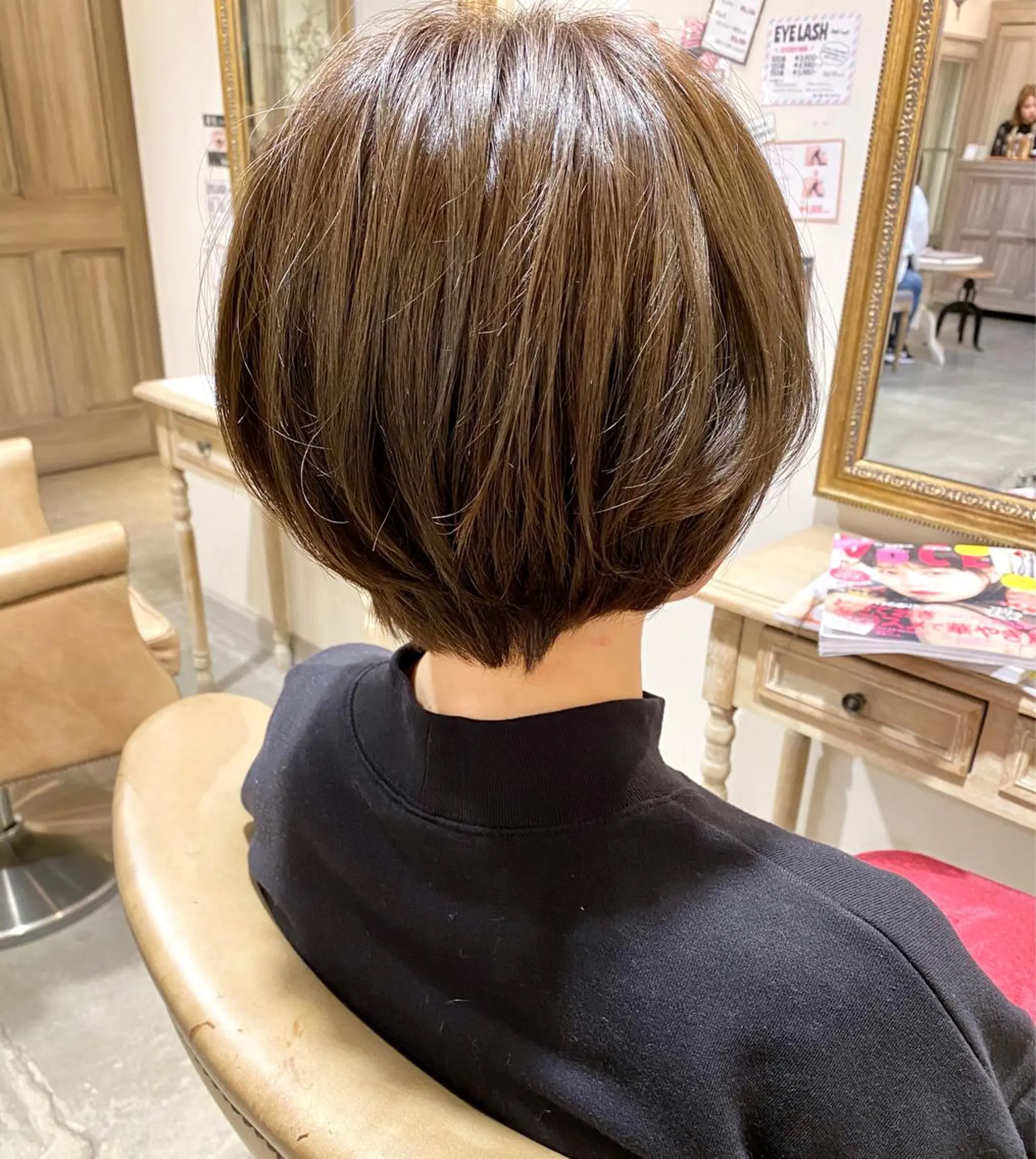 ショート カラー ベージュカラー ブリーチ ブリーチなしカラー ショートヘア カット トリートメント 美髪・髪質改善 有田怜平のヘアスタイル