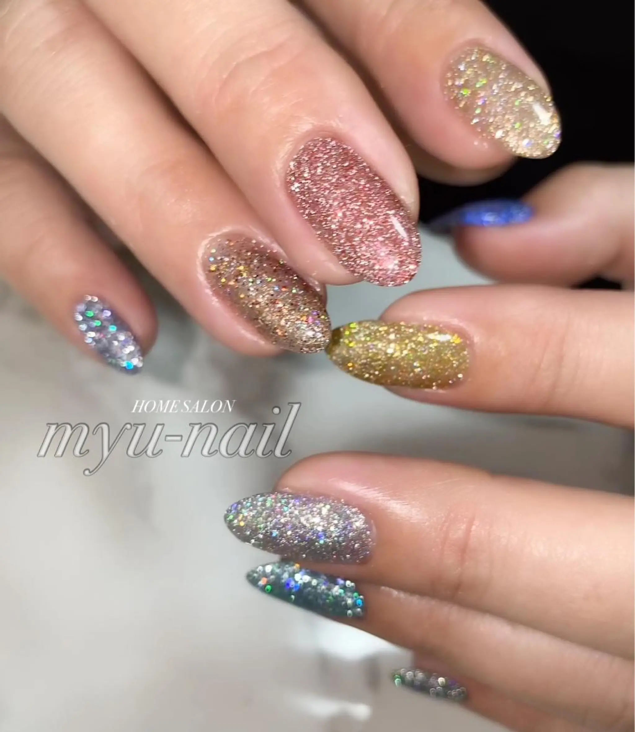 ネイル ハンドネイル ホームサロン myu-nailのネイルデザイン