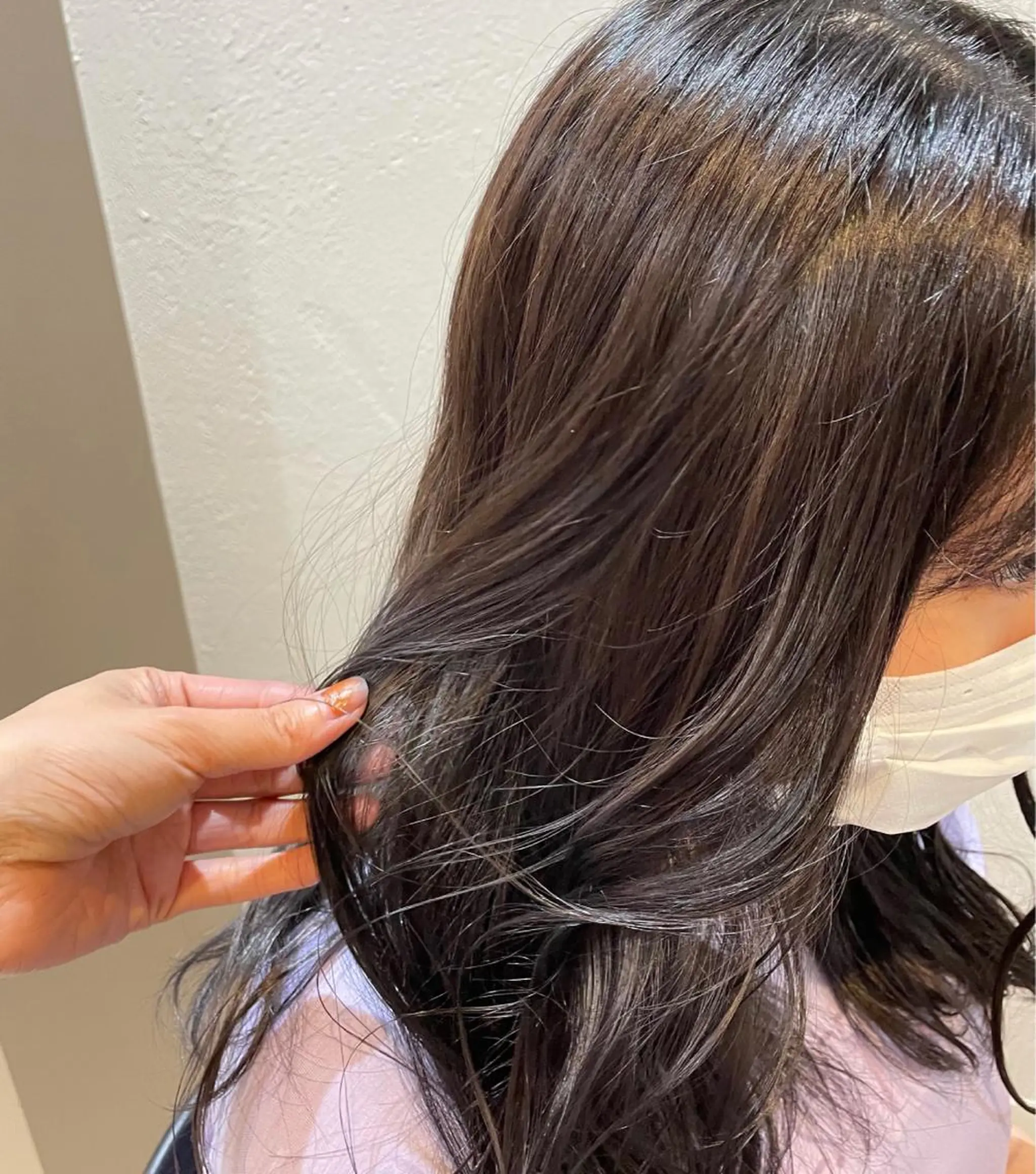 カラー ベージュカラー ブラウンカラー ブラウンベージュ ヘアカラー 韓国レイヤーカット 🫧大阪梅田レイヤーのヘアスタイル