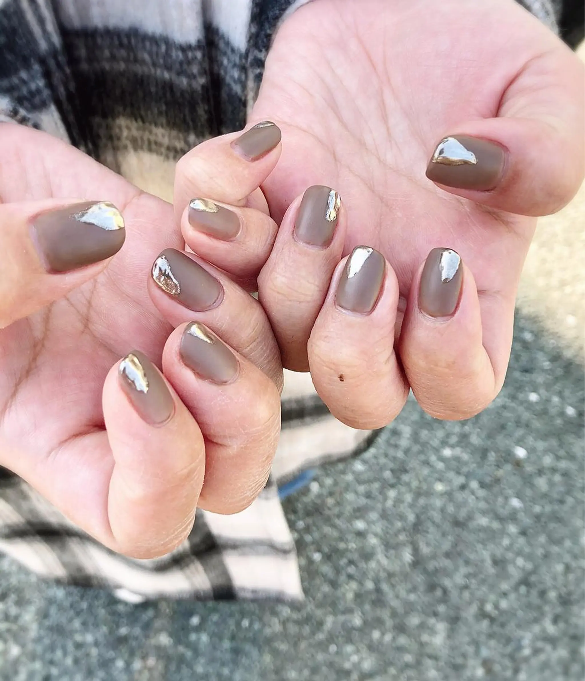 ネイル アートネイル マットネイル ミラーネイル 持ち込み nail salon Regaosのネイルデザイン