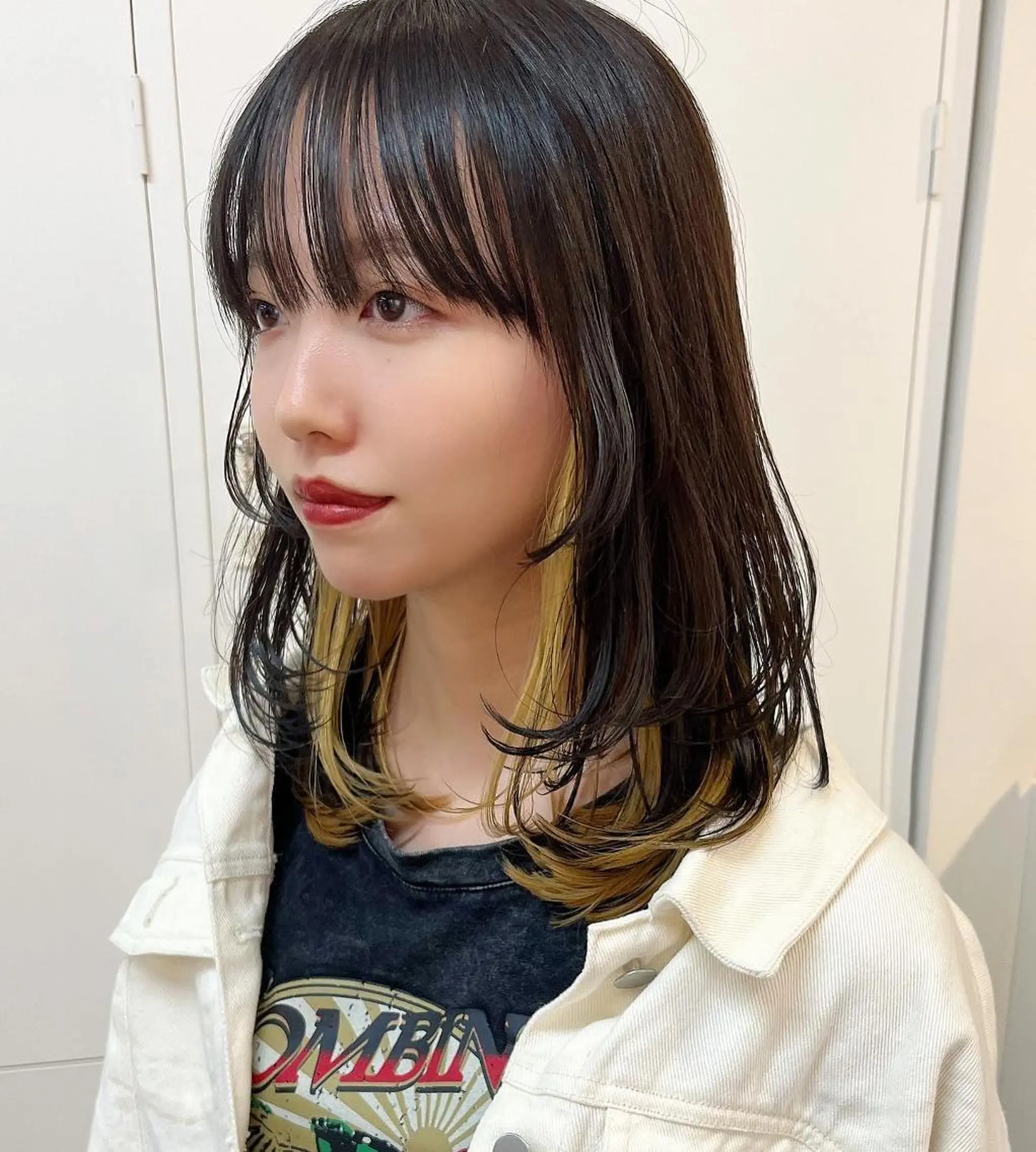 ロング くせ毛 顔まわりレイヤー 髪質改善 レイヤーカット ロング 韓国/髪質改善💘 櫻井かれんのヘアスタイル