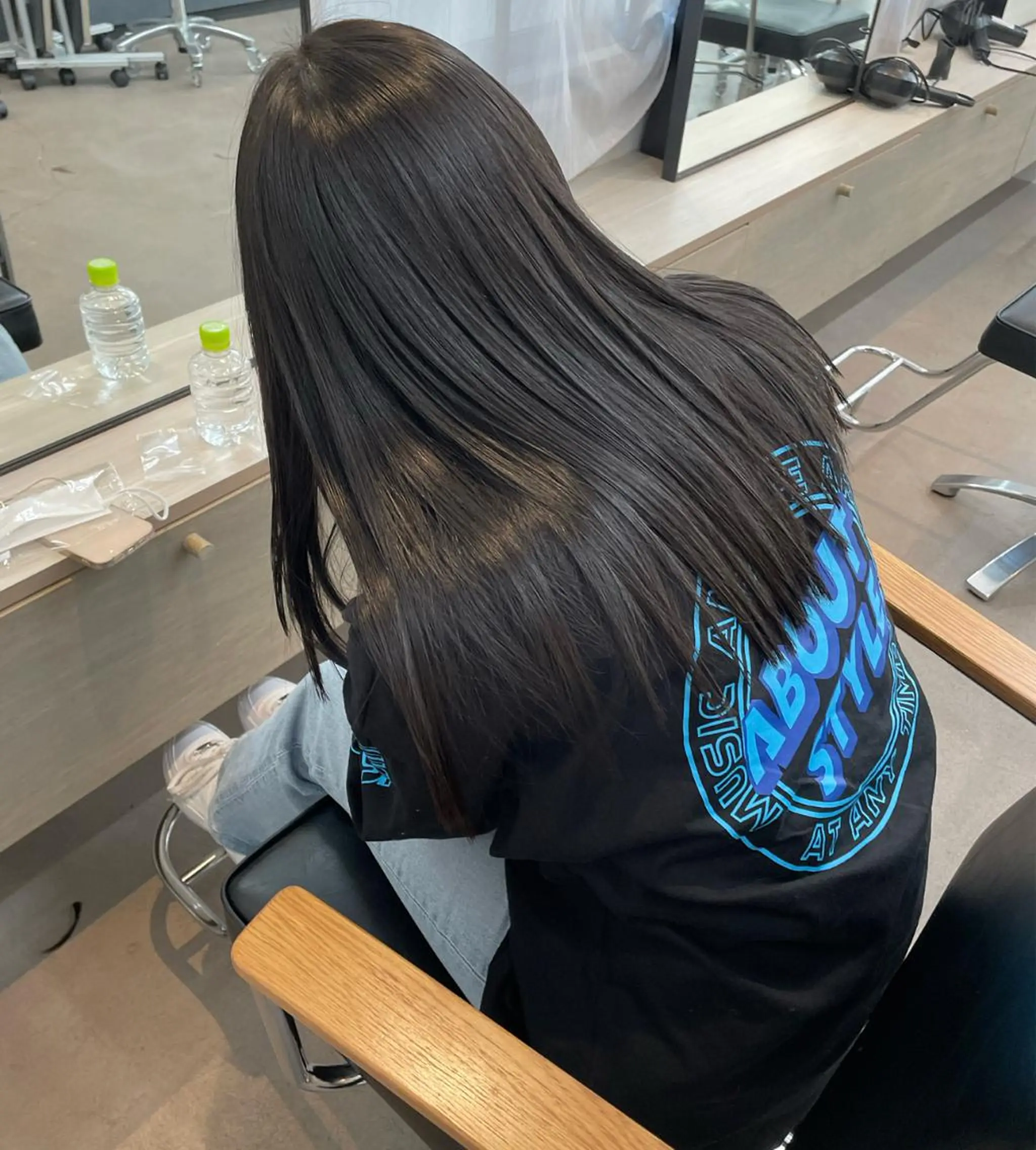 ロング カラー 原 菜帆のヘアスタイル