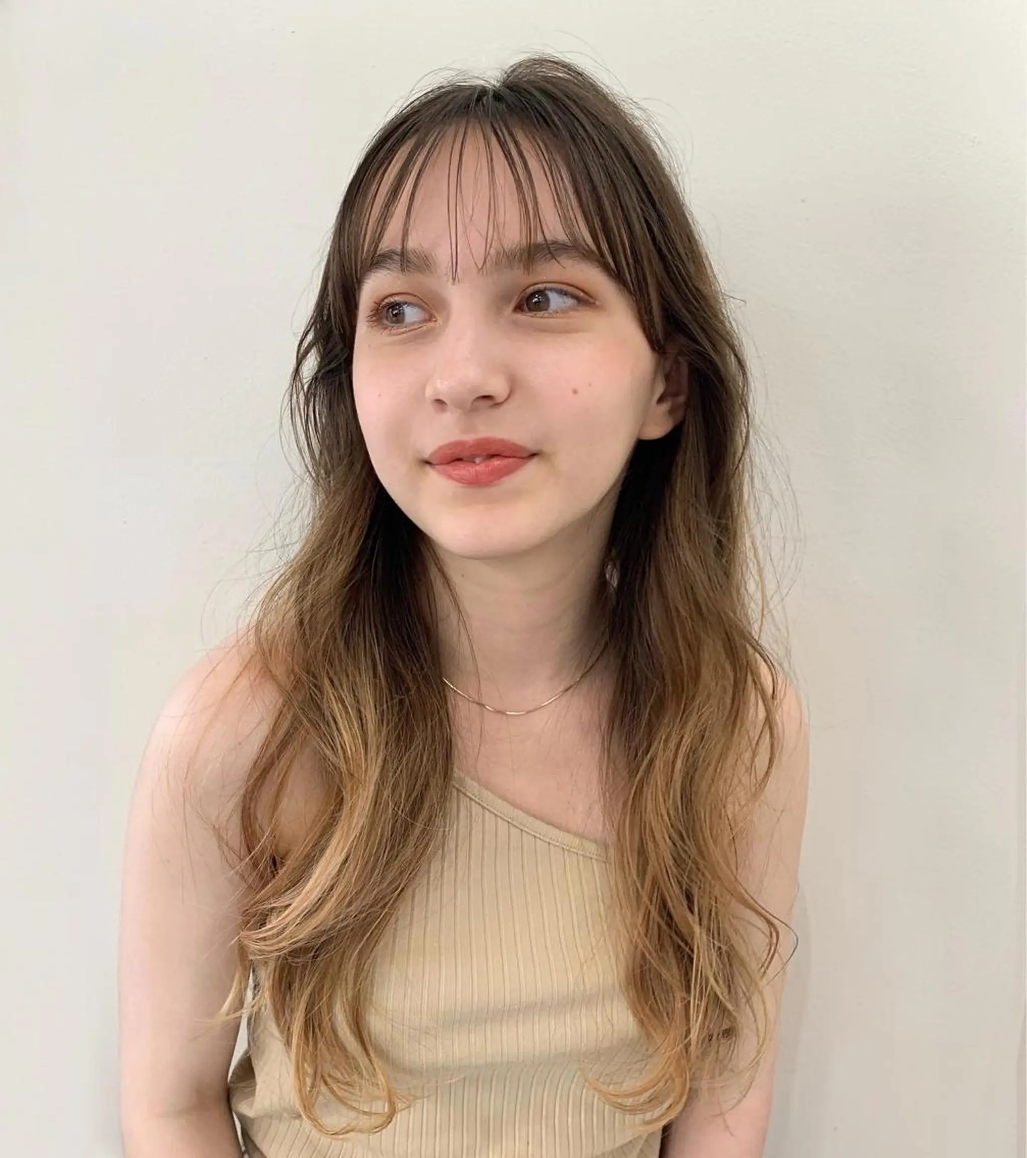 ロング カラー カット トリートメント まろやか透明感カラー ♡MANAのヘアスタイル