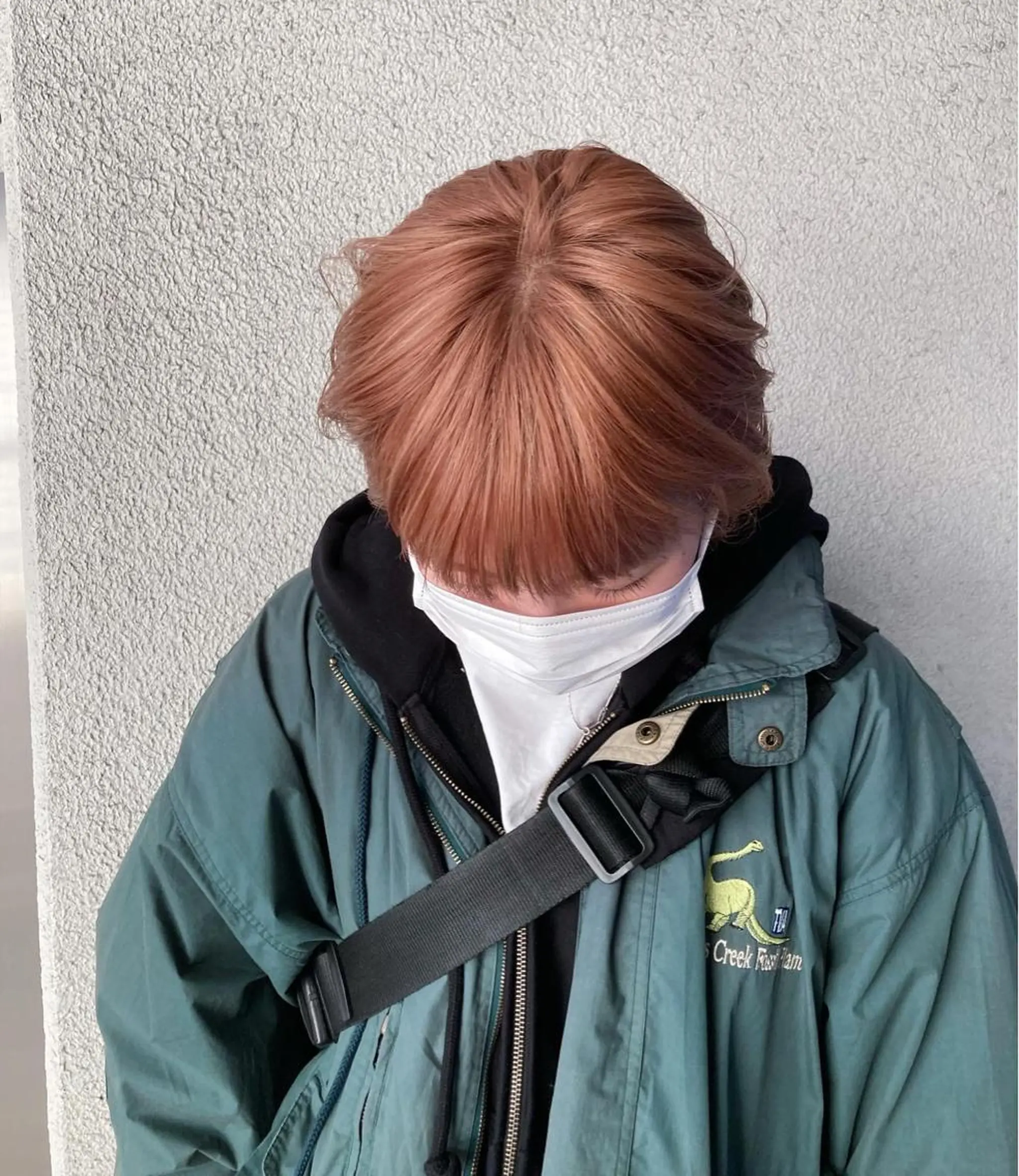 ショート カラー ベージュカラー オレンジ オレンジベージュ ヘアカラー お洒落ベージュ🤎 代官山shibukiのヘアスタイル