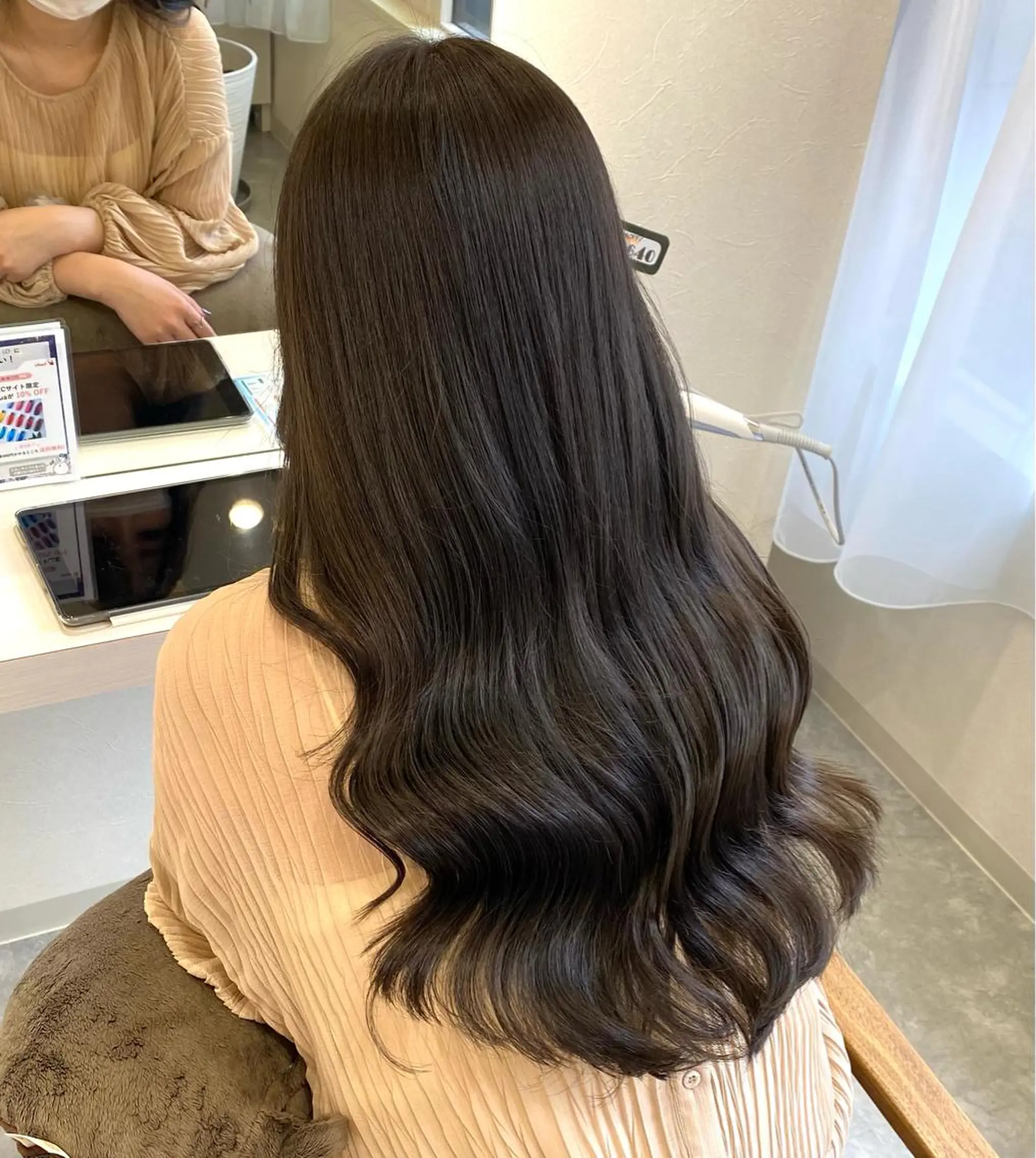 ロング カット ヘアカラー トリートメント 髪質改善&ヘアケア 永山若奈のヘアスタイル