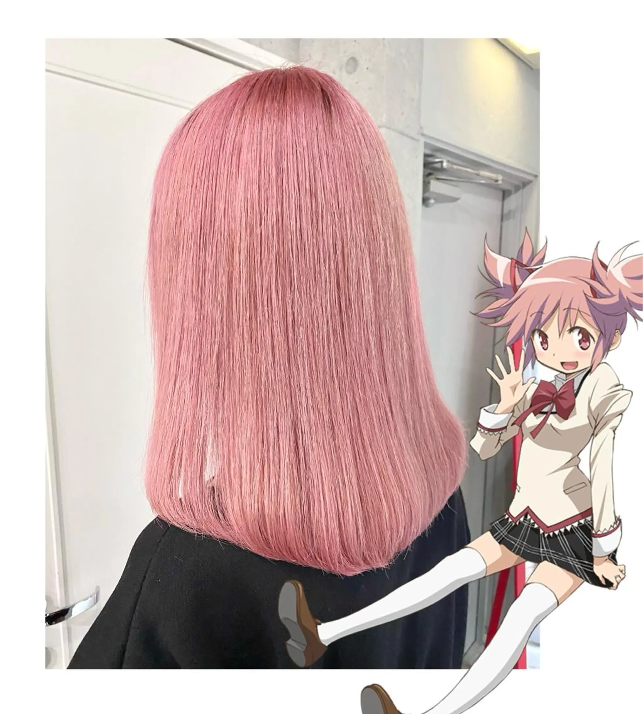 ミディアム カラー ピンクカラー ヘアカラー GARU-ガル-所属・TSUNO🦖 派手髪/オタク美容師のヘアスタイル