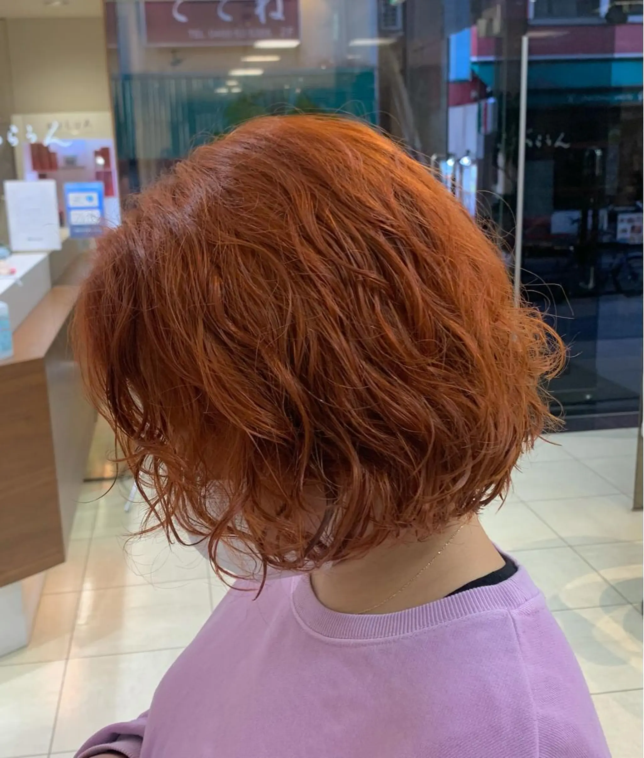 ミディアム カラー パーマ ヘアアレンジ ヘアカラー トリートメント 【Sweep】おじま のぞみのヘアスタイル