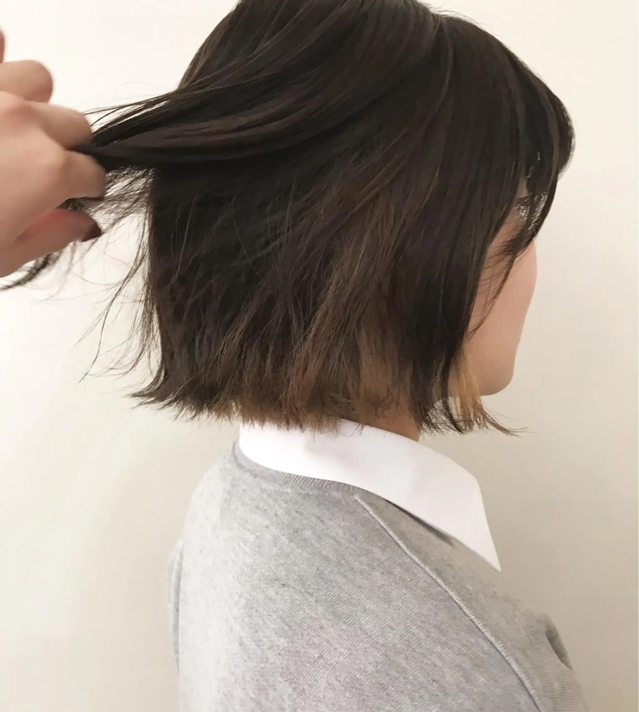 ミディアム カラー ショートボブ💗 ヤマネシオリのヘアスタイル