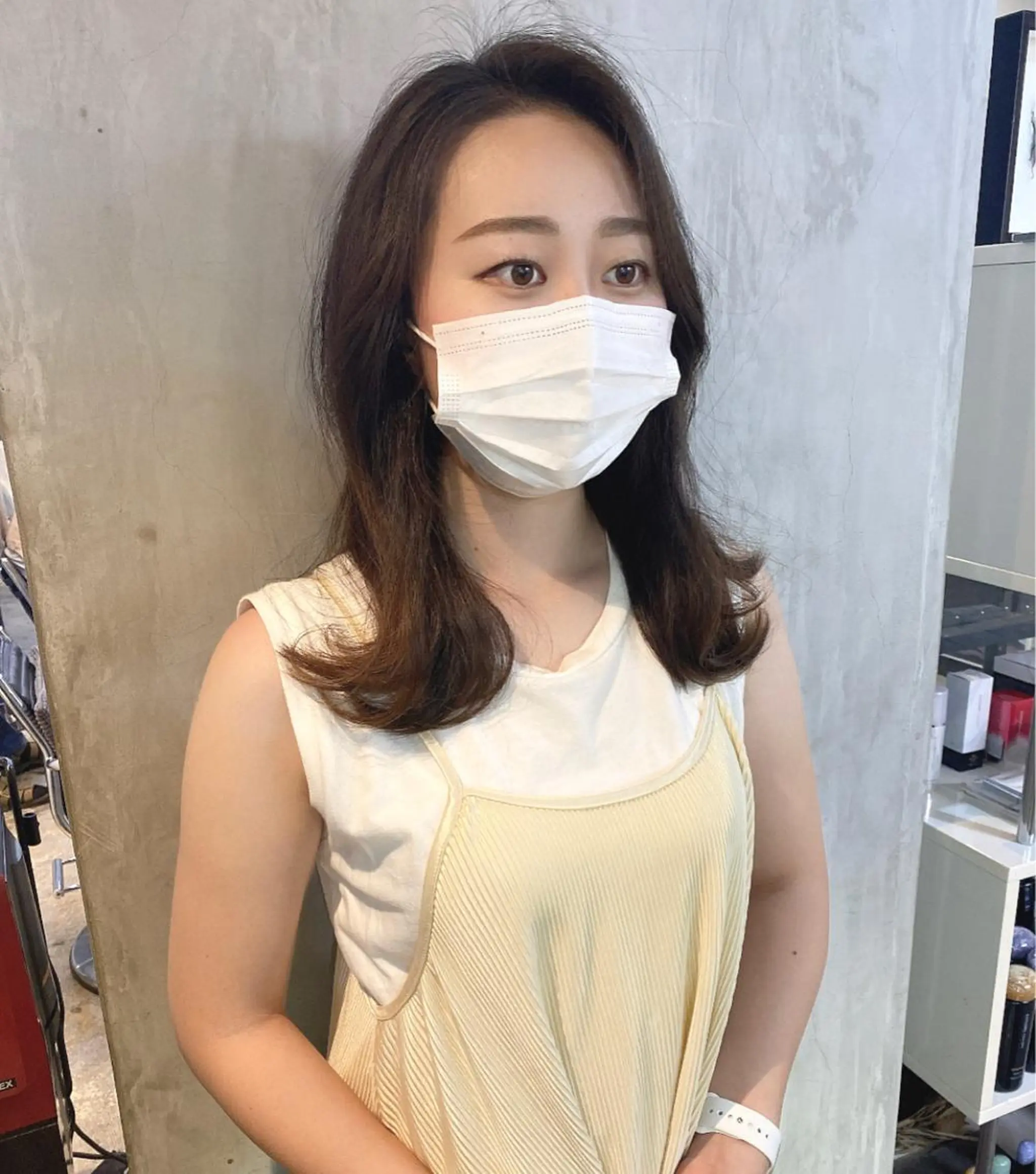 ミディアム カラー ヘアアレンジ stylist/蛯谷 珠里のヘアスタイル