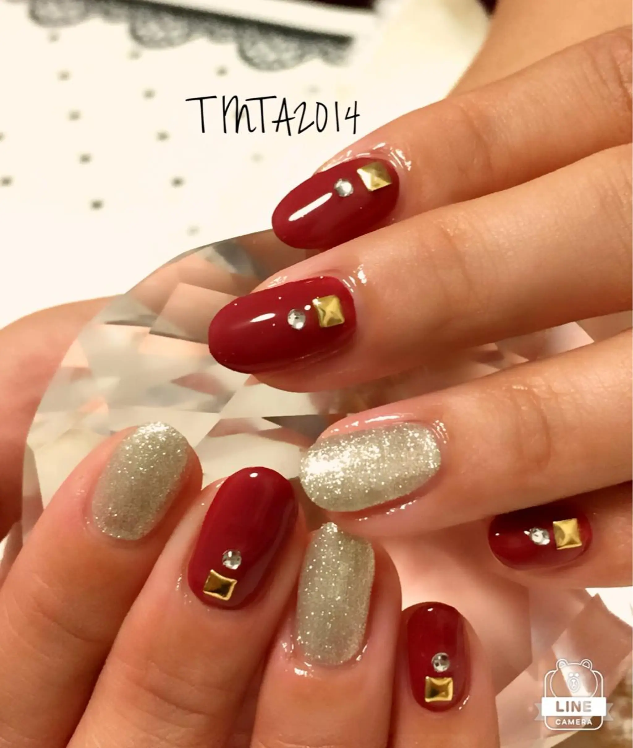 ネイル ボルドー ネイルサロン ティンタ所属・馬場 典子のネイルデザイン