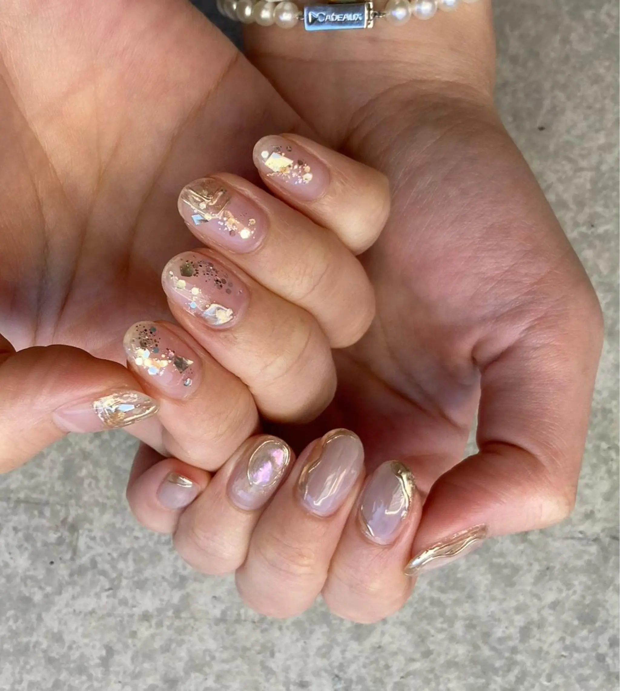 ネイル アートネイル 長さ出し ジェルネイル 氷ネイル・うるうるネイル マットネイル ハンドネイル nail salon Soeurのネイルデザイン