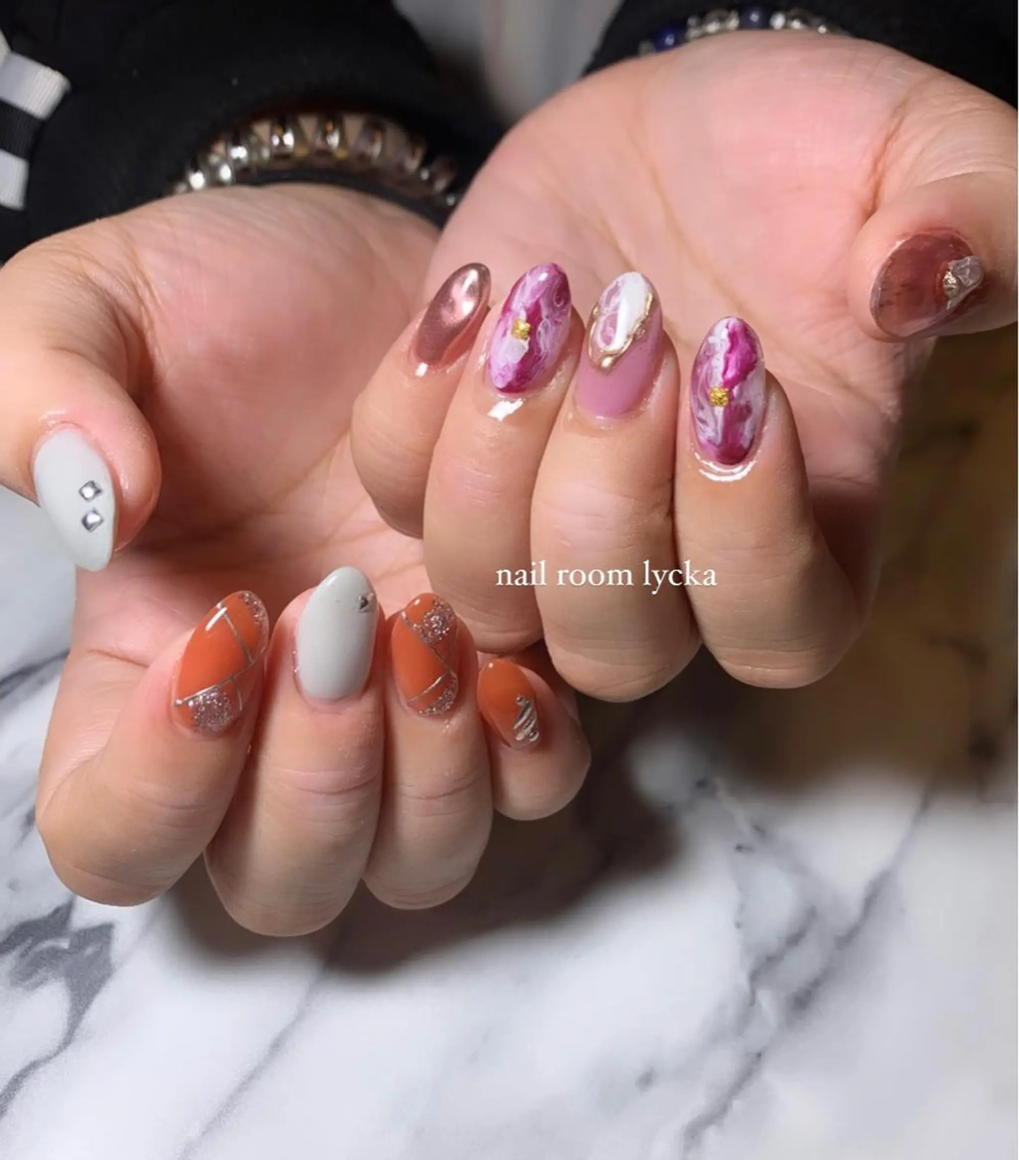 ネイル ﾈｲﾙﾙｰﾑﾘｯｶ 𝐦𝐚𝐲𝐮のネイルデザイン