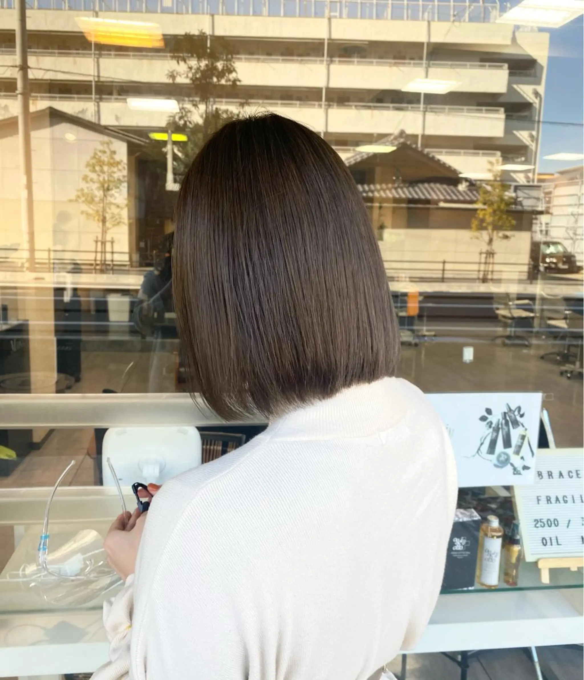 ミディアム カラー ヘアアレンジ HAIRSALONLOOP所属・川上 麻梨阿のヘアスタイル